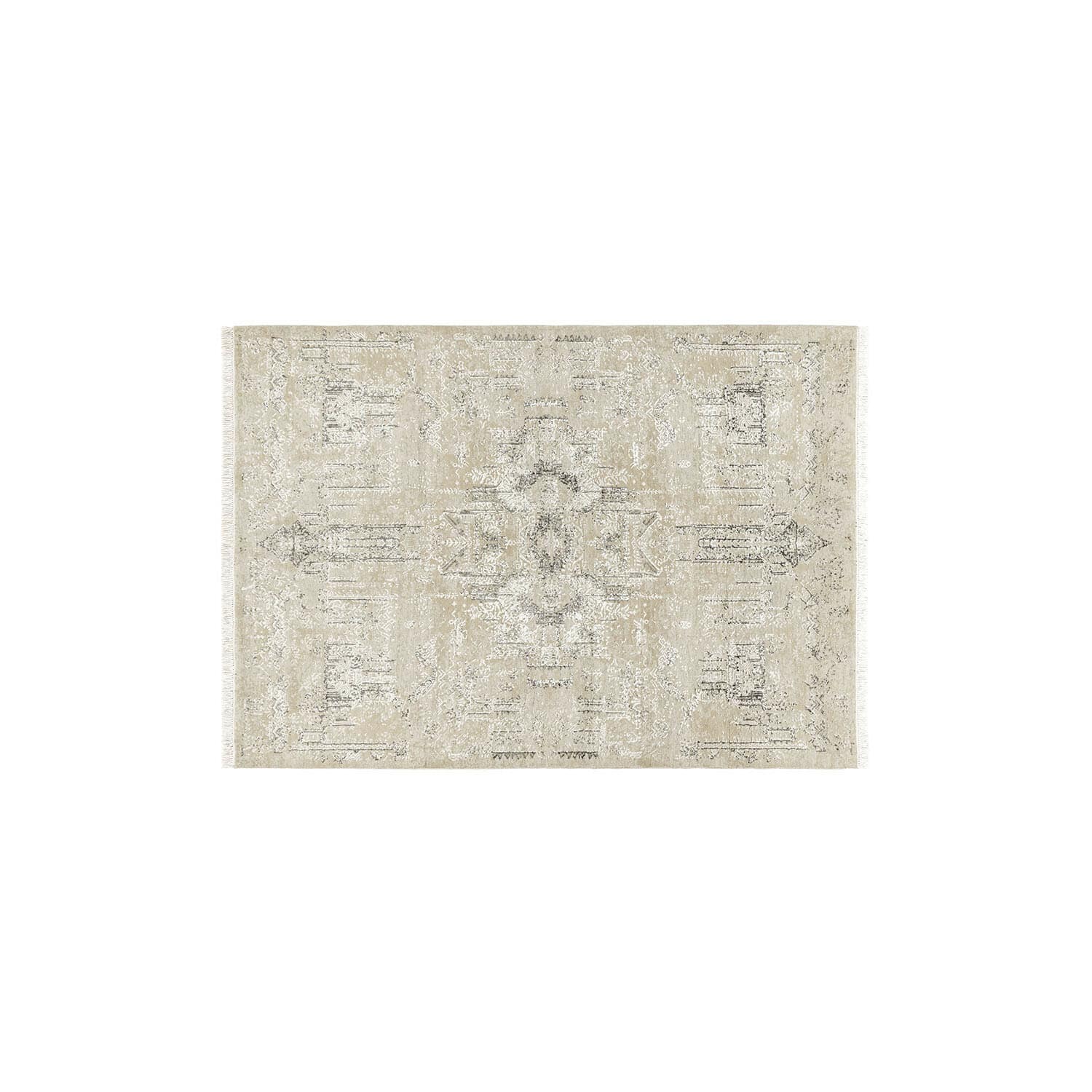 Tapis Marzahan Tapis beige avec motif oriental subtil, matière douce, parfait pour salon et décoration intérieure