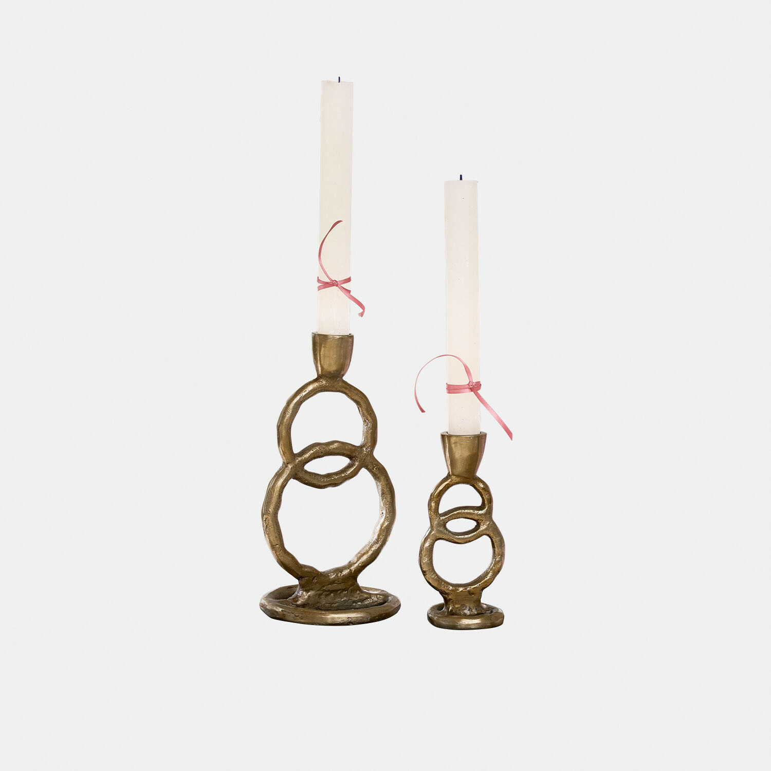 Lot de 2 bougeoirs Corvane