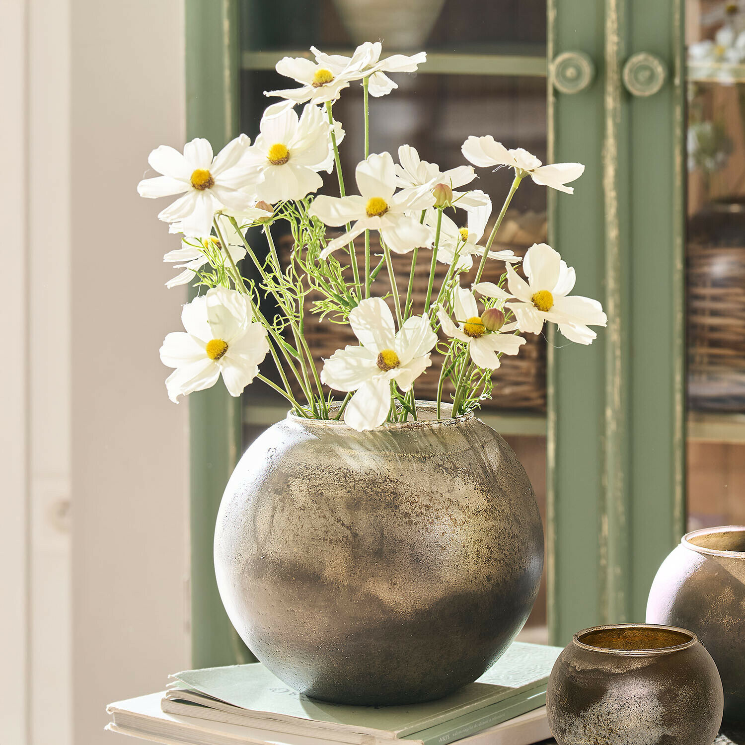 Lot de 6 fleurs décoratives Lunavelle