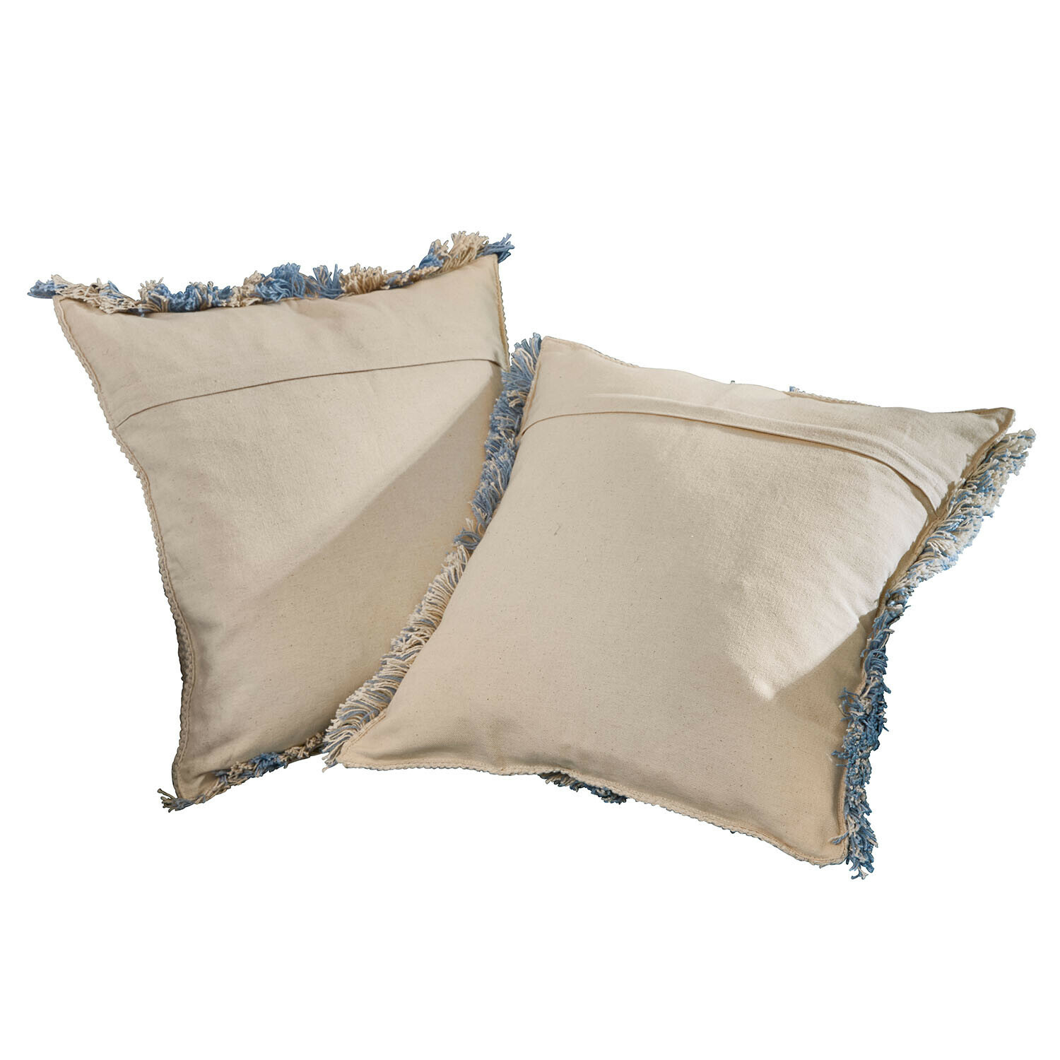 Lot de 2 housses de coussins Ciel d'Azur
