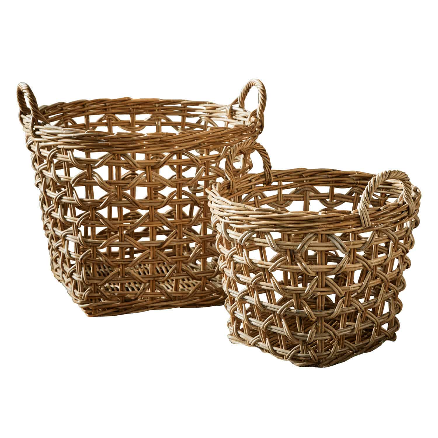 Lot de 2 corbeilles Qivoran