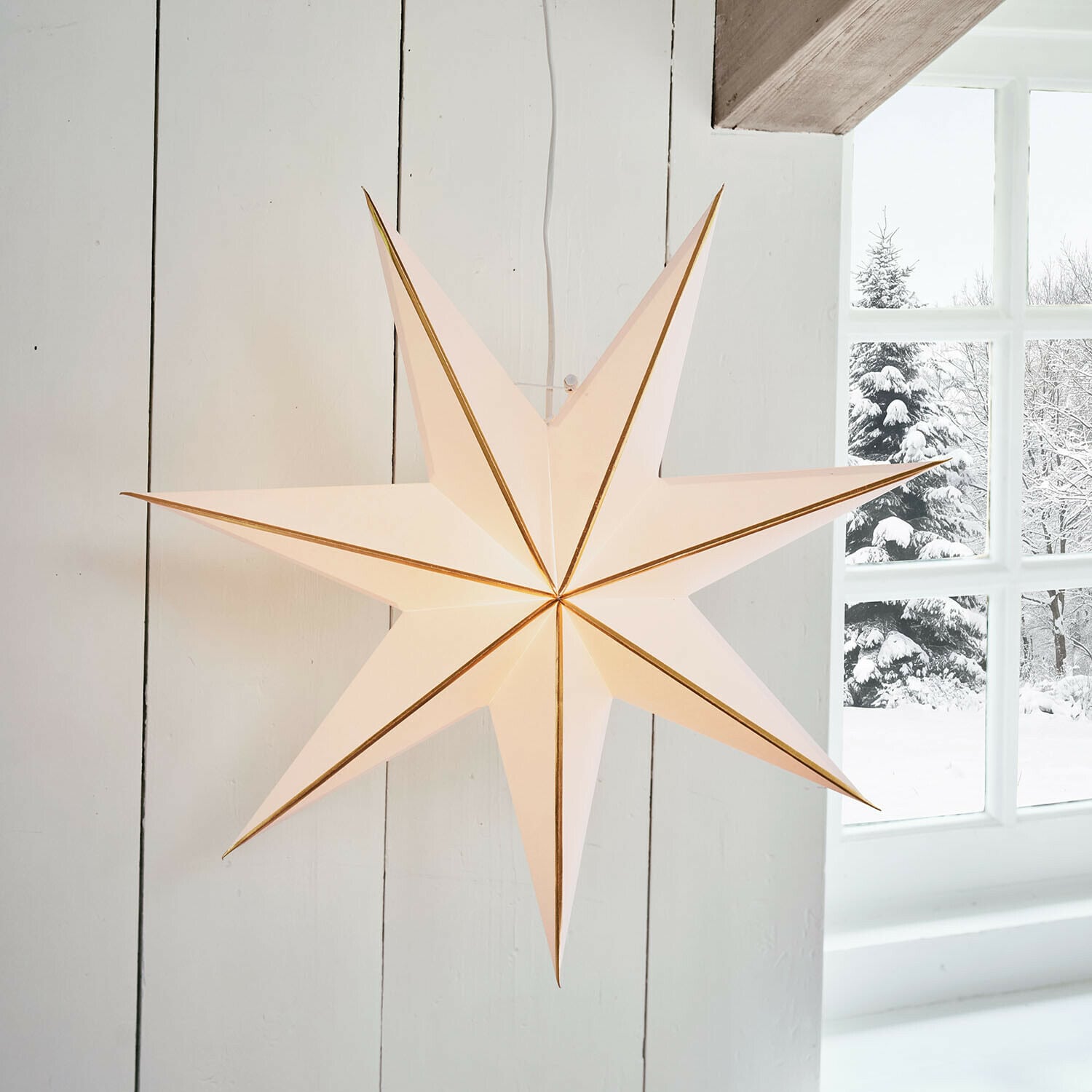 Étoile lumineuse en papier Stardomen