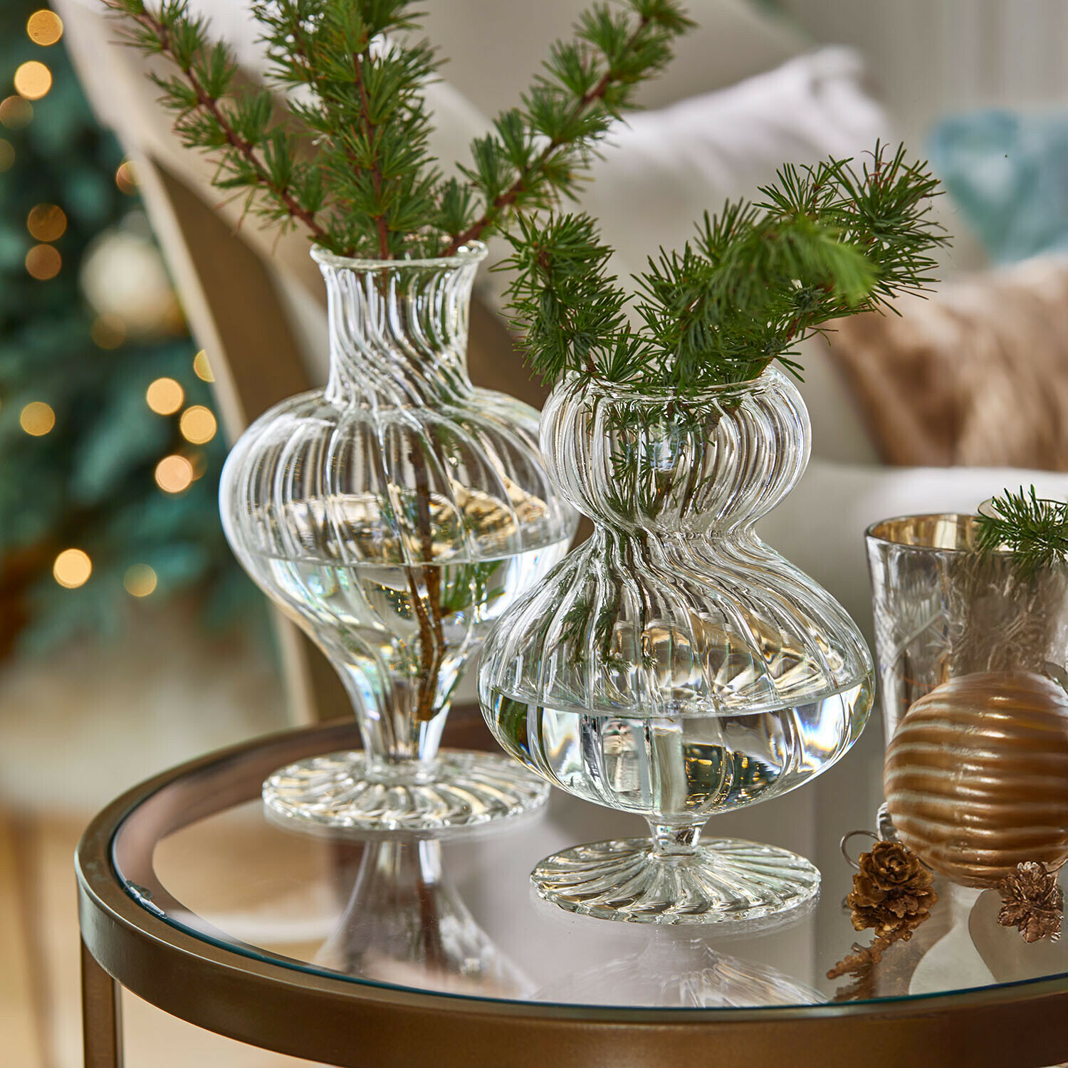 Lot de 2 vases Bavella