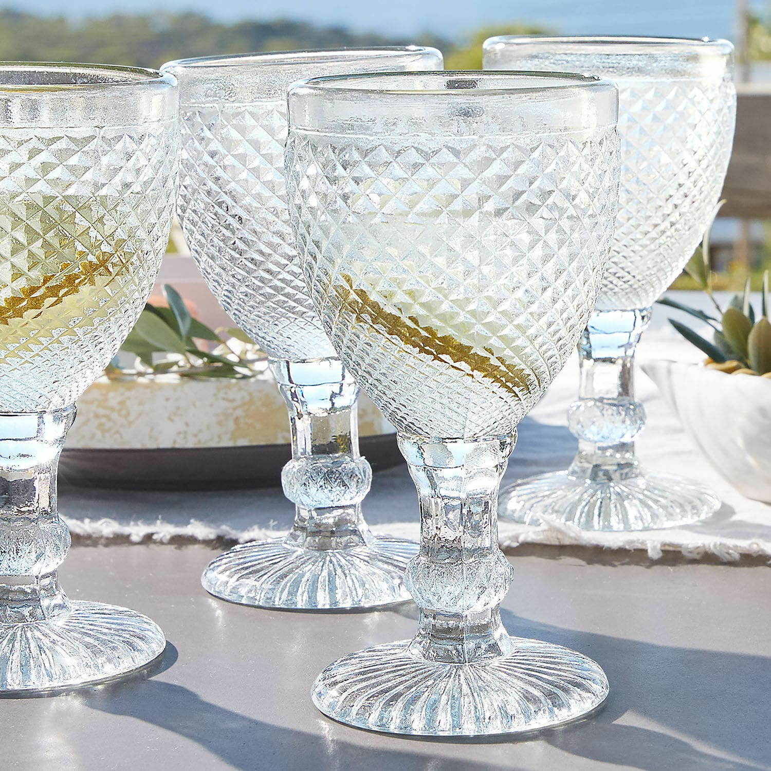 Lot de 4 verres Santerre
