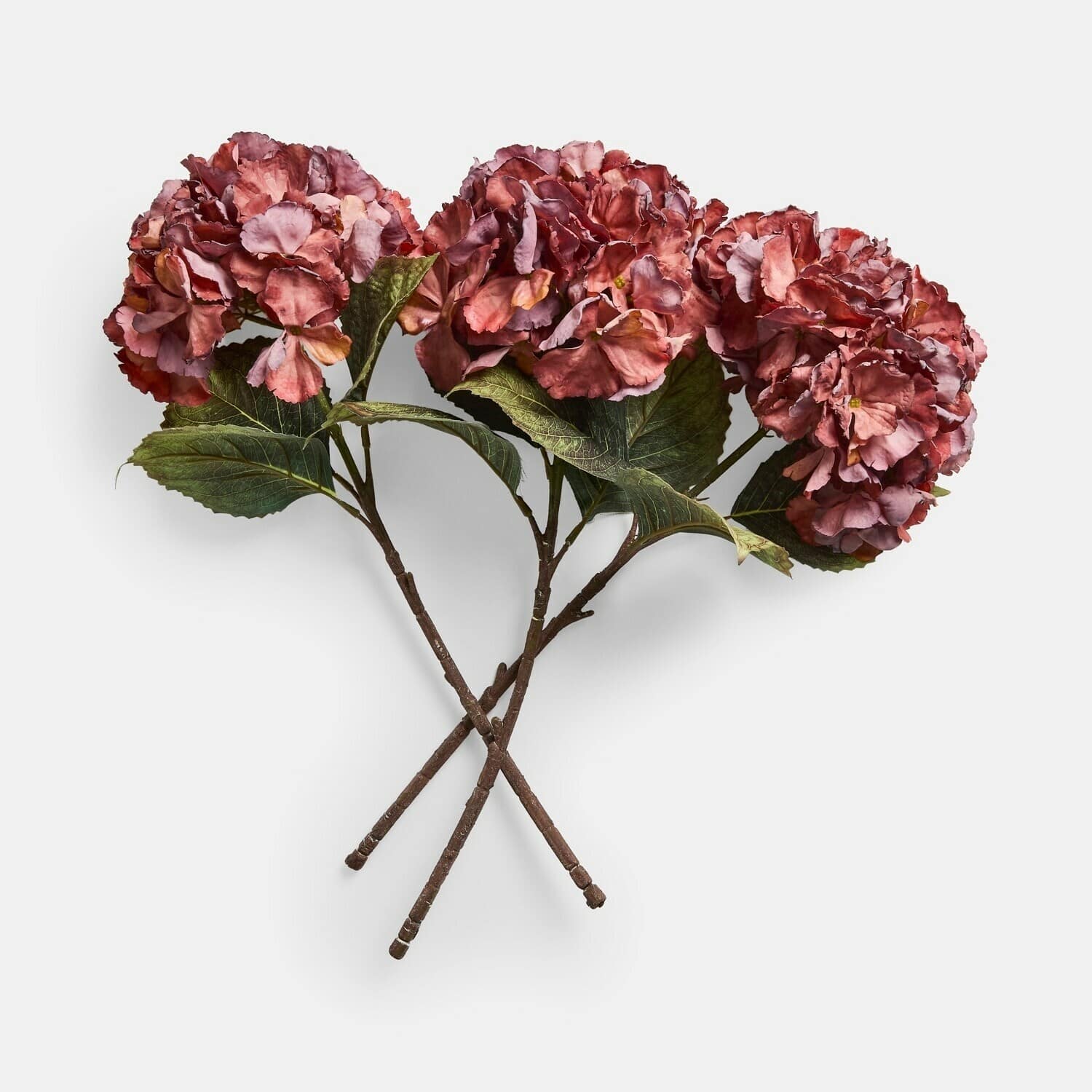 Lot de 3 fleurs d’hortensia artificielles Orvianne