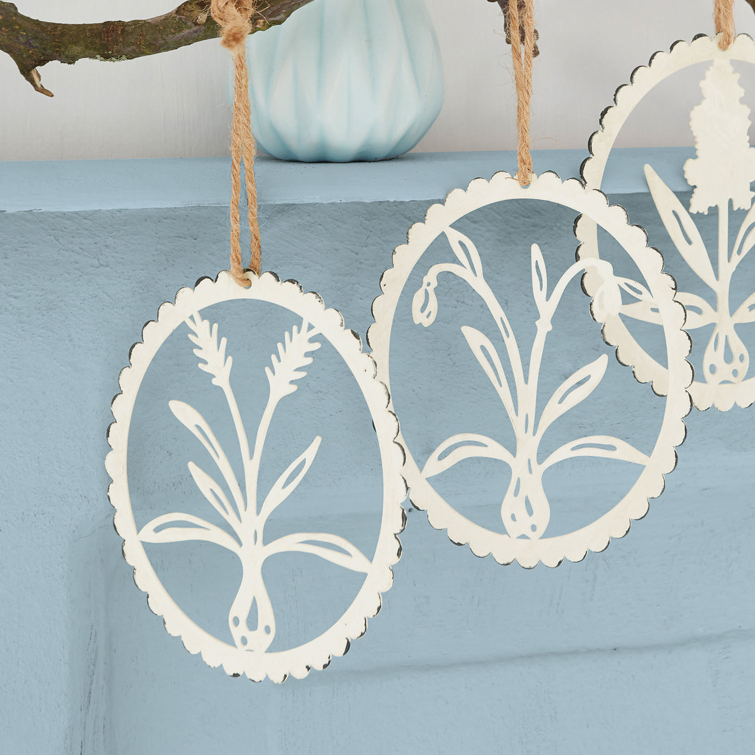 Lot de 6 décorations à suspendre Vitley