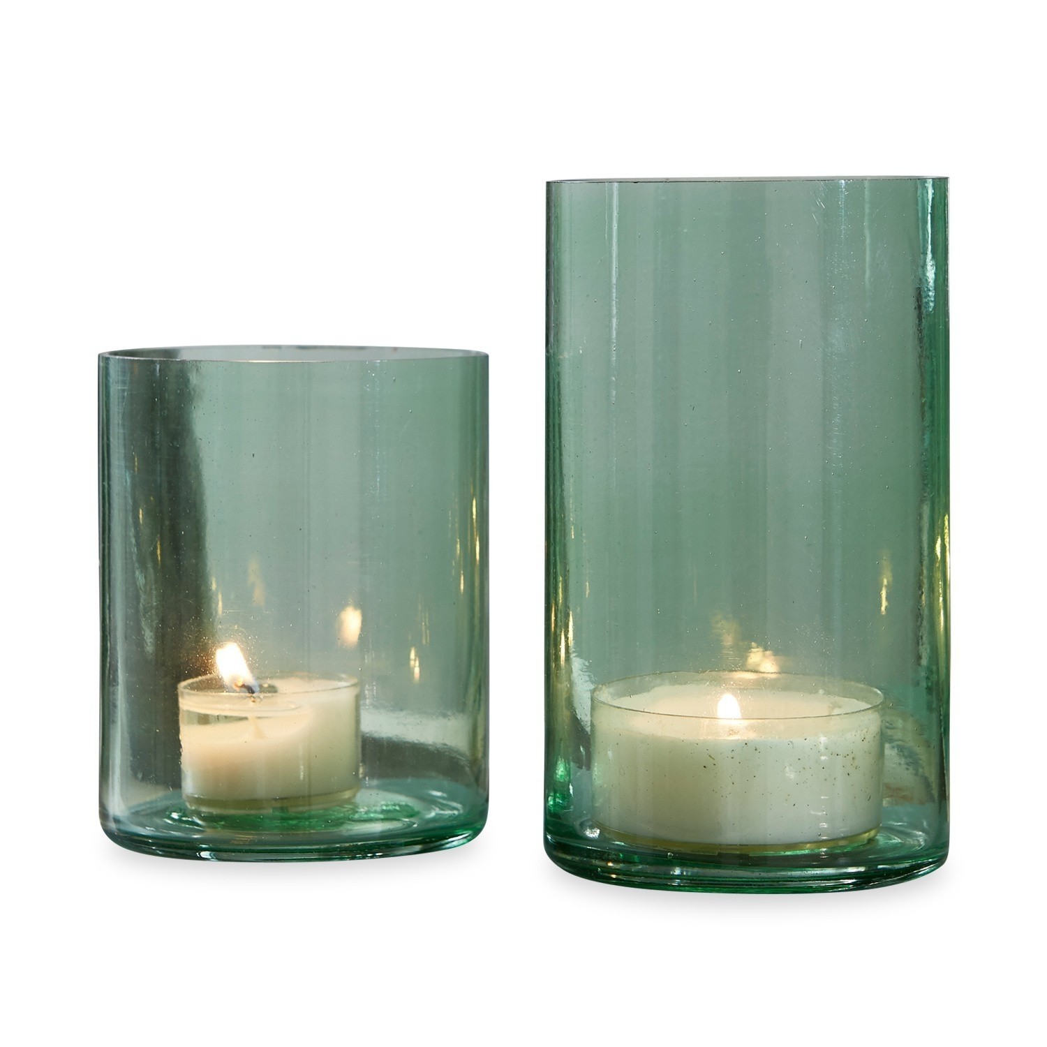 Lot de 2 photophores Turquoise