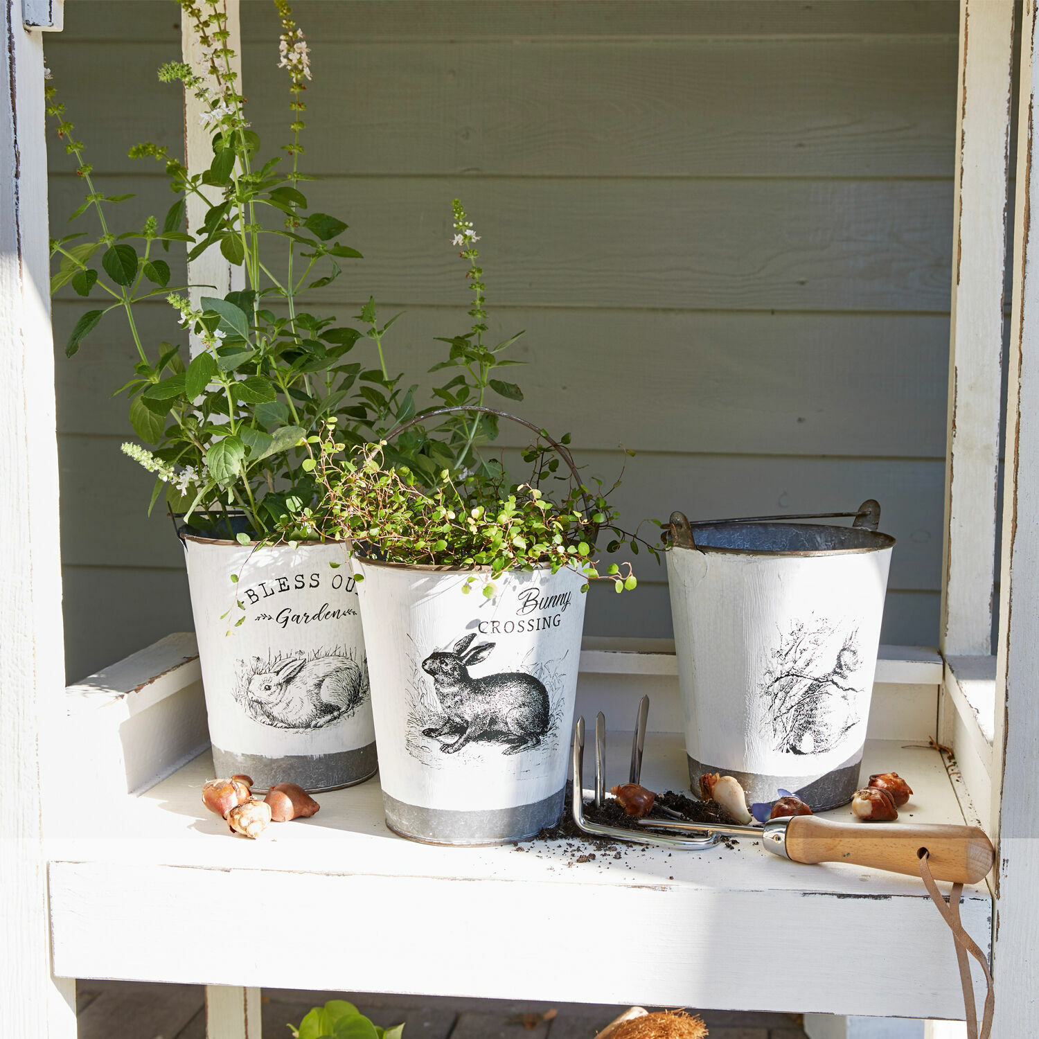 Lot de 3 cache-pots Dangila