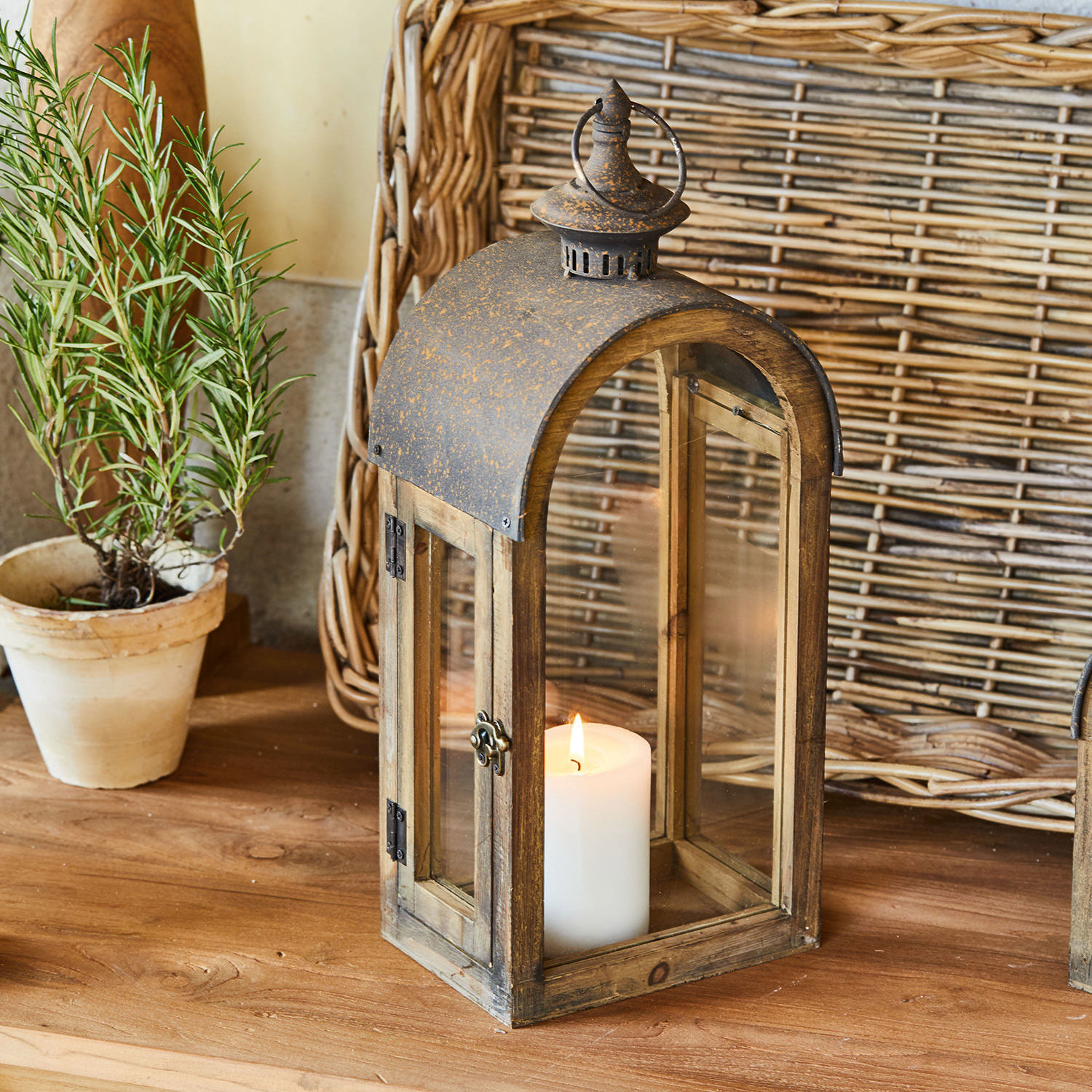 Lot de 2 lanternes Jadon