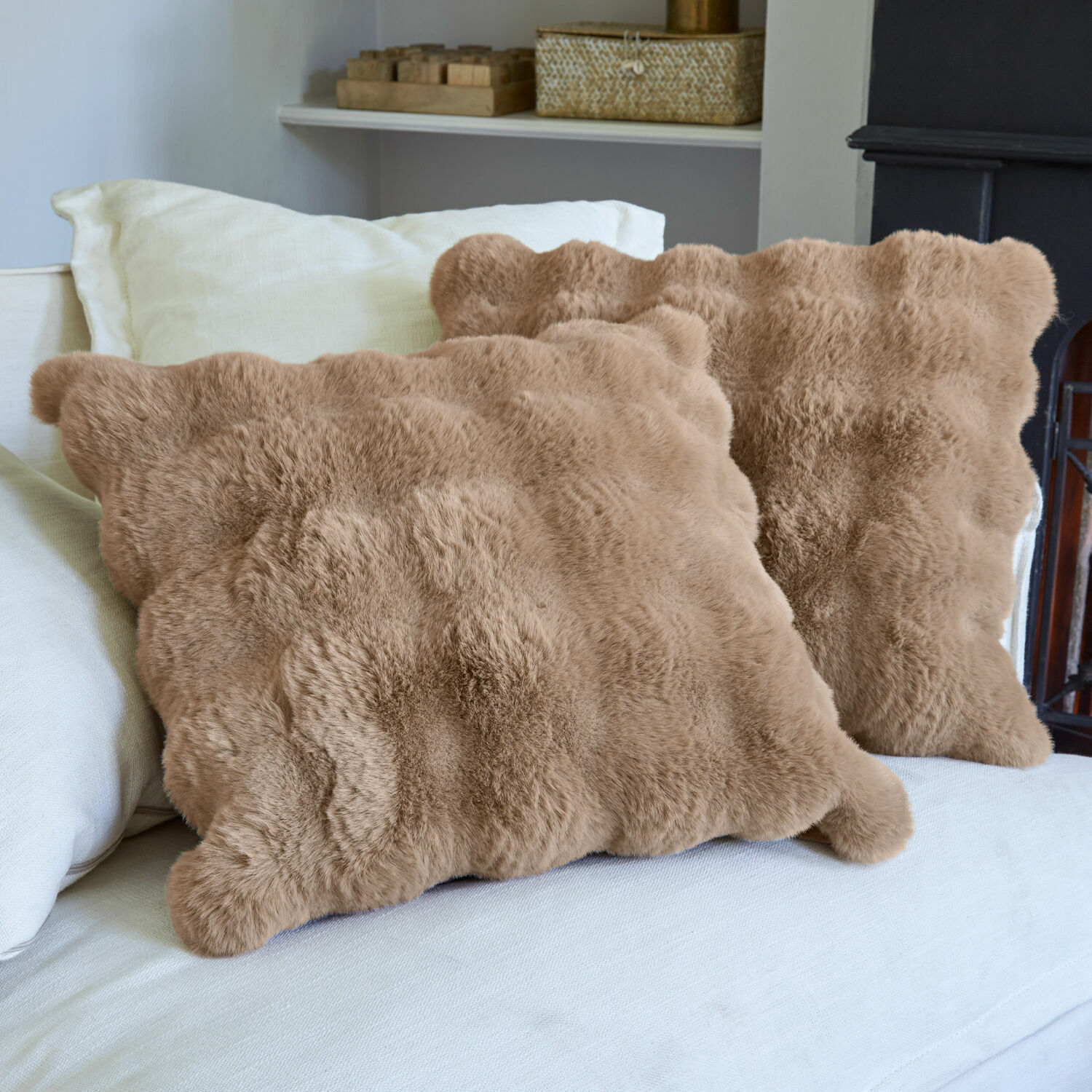 Lot de 2 housses de coussins Zalina
