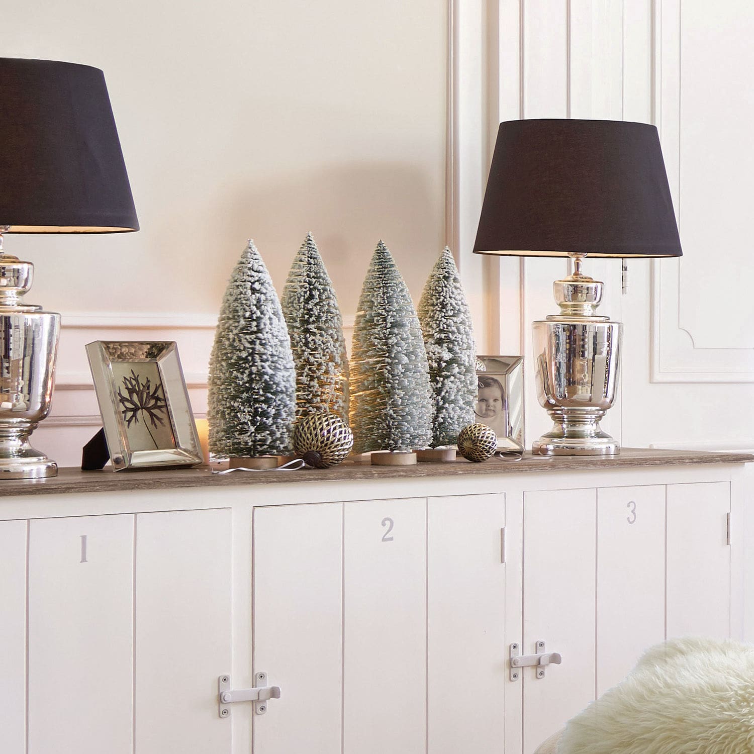 Lot de 4 arbres décoratifs Landscape