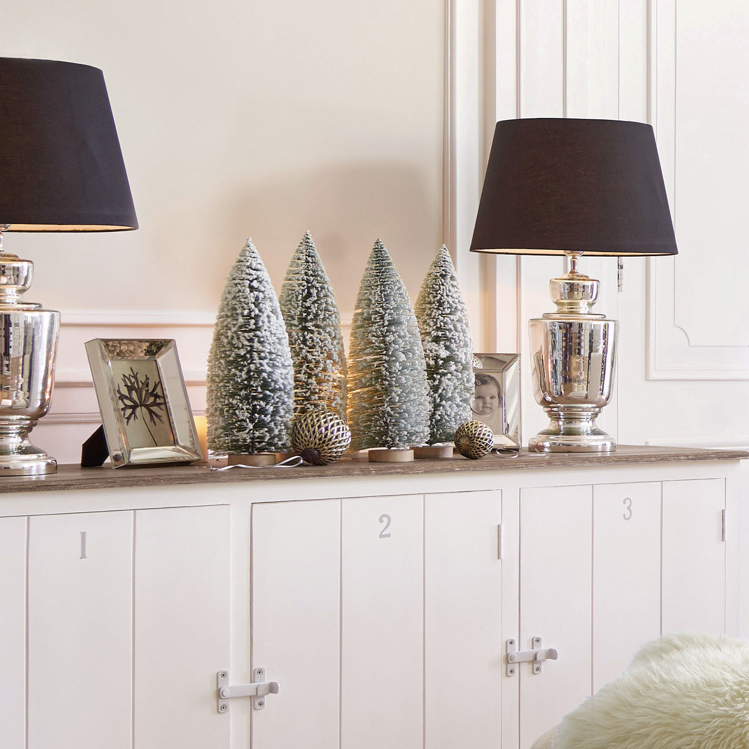 Lot de 4 arbres décoratifs Landscape