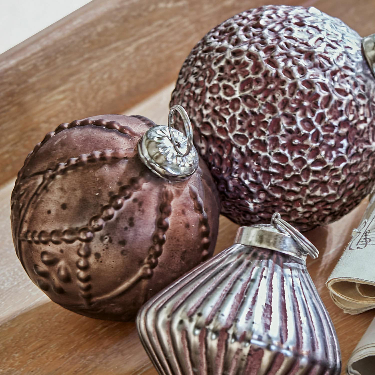 Lot de 5 décorations de Noël Trigny