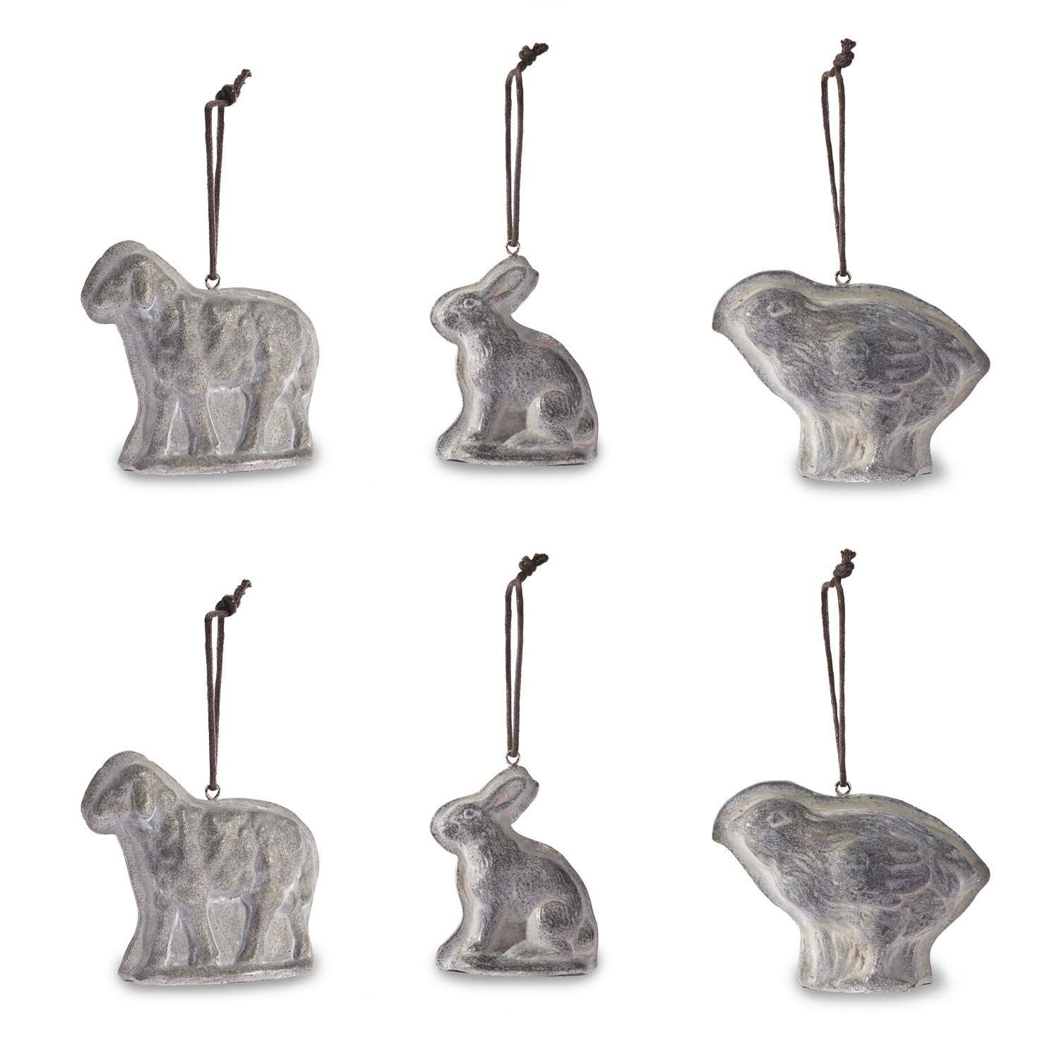 Lot de 6 décorations de Pâques Pâques