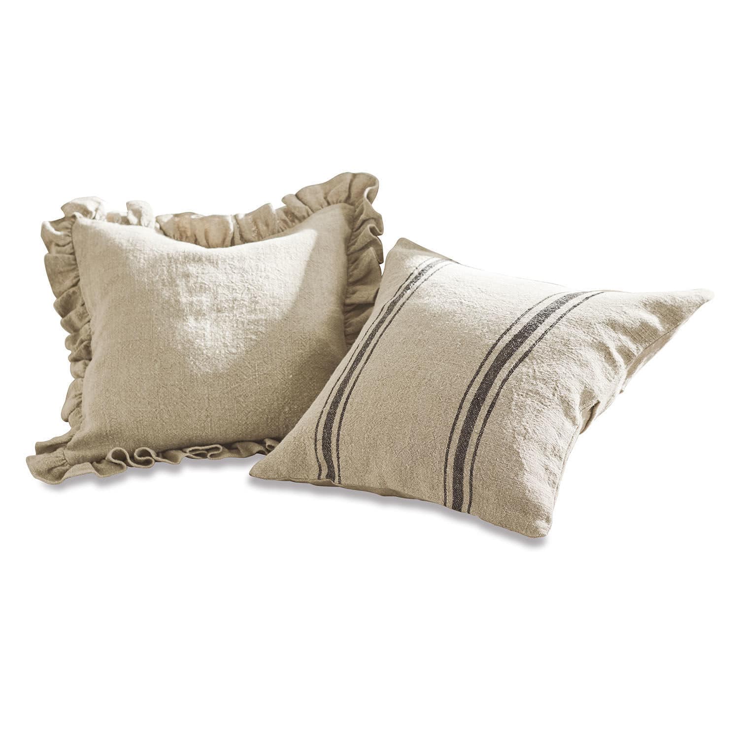 Lot de 2 housses de coussins Aiquile
