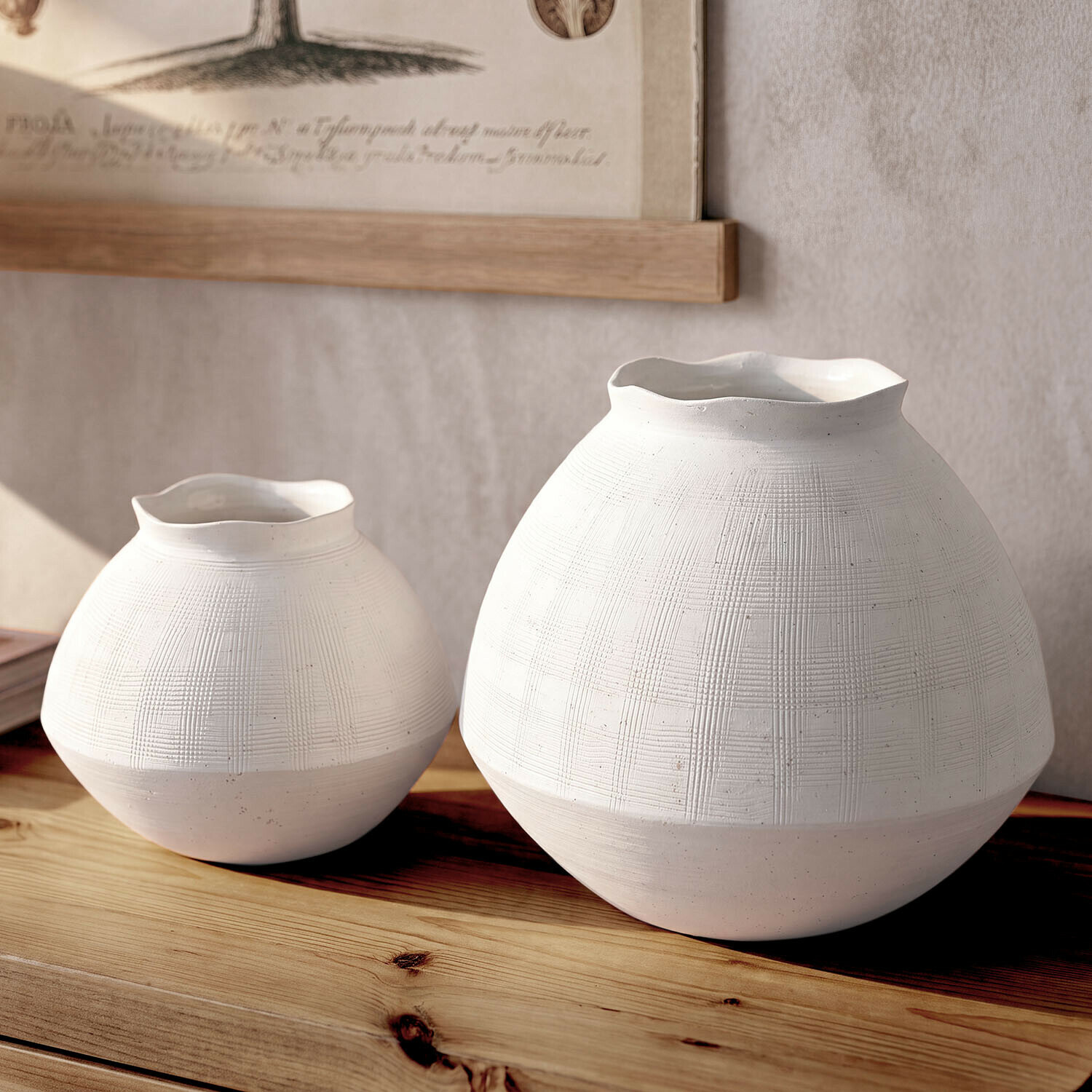 Lot de 2 vases Torovina