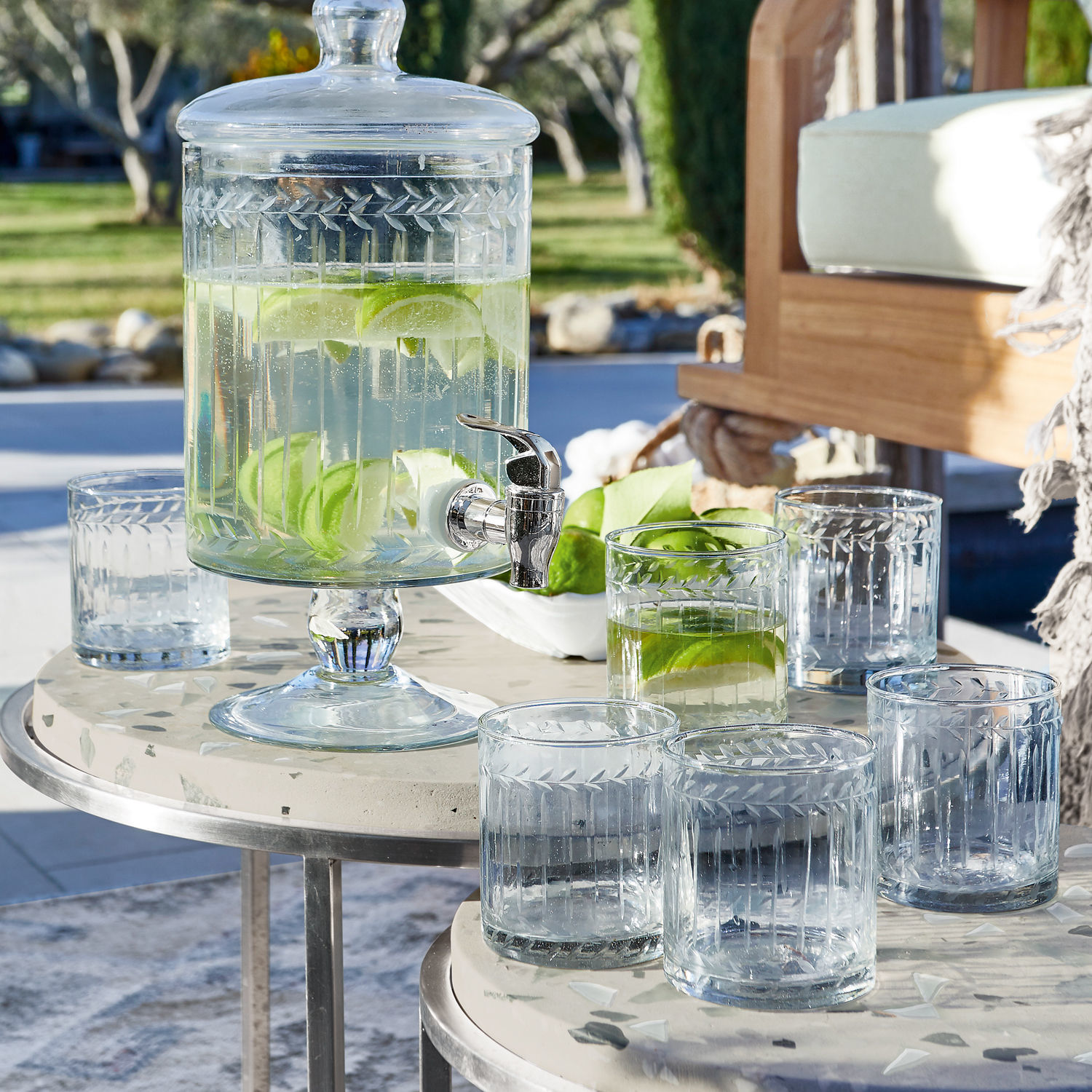 Lot de 6 verres Padiès
