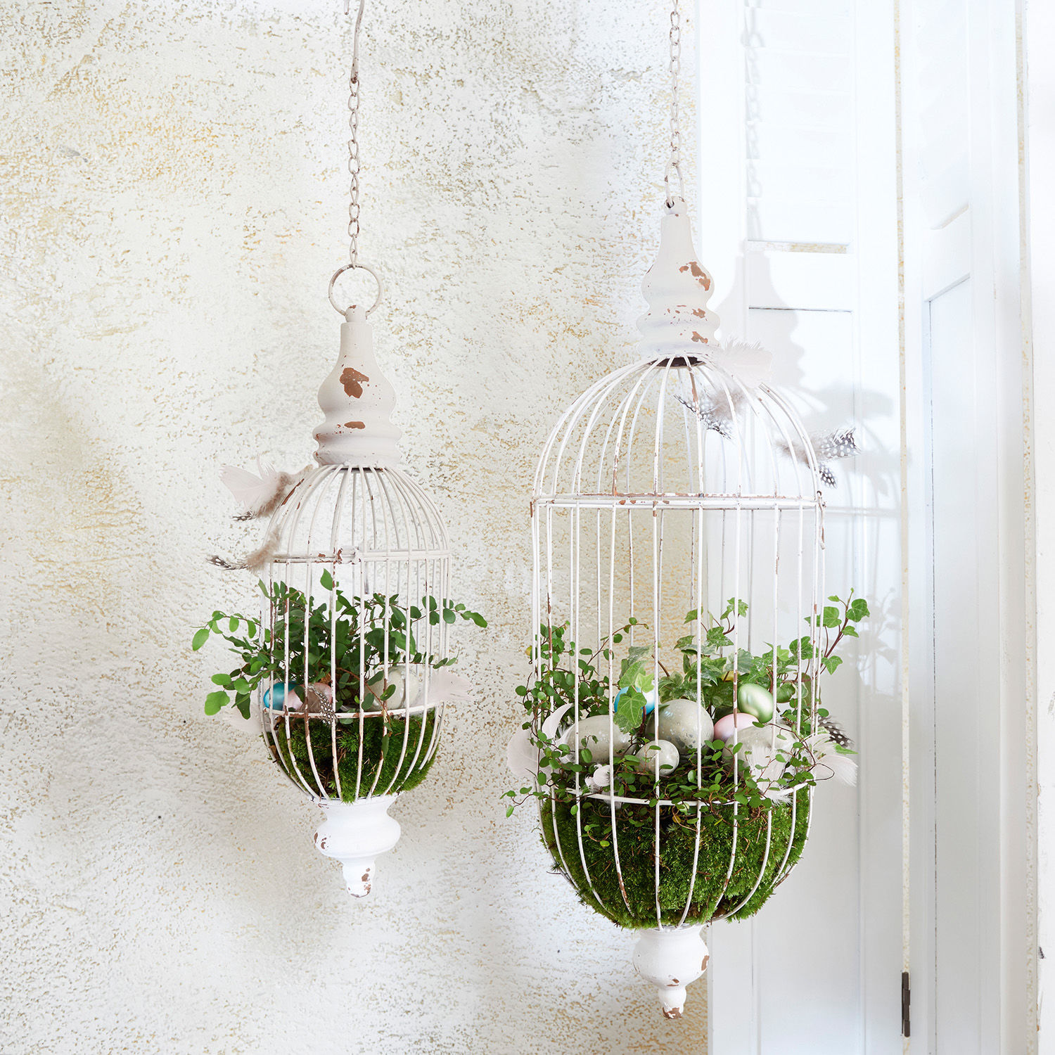 Lot de 2 cages à oiseaux Alsace