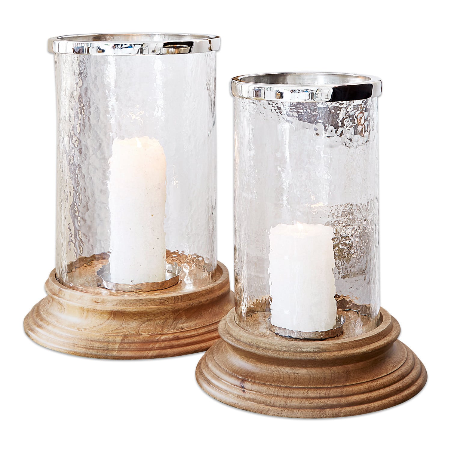 Lot de 2 photophores Plomfield
