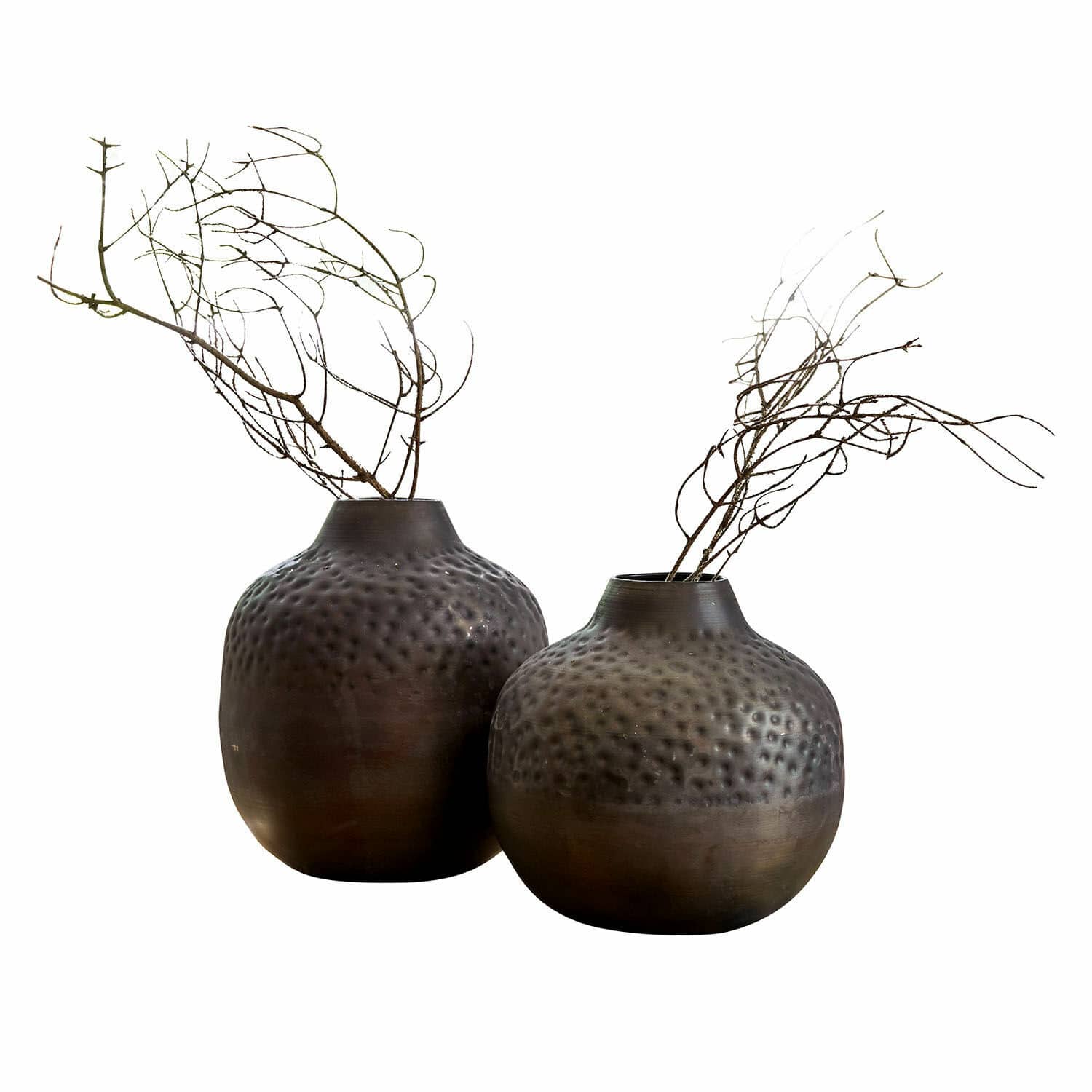 Lot de 2 vases décoratifs Edison