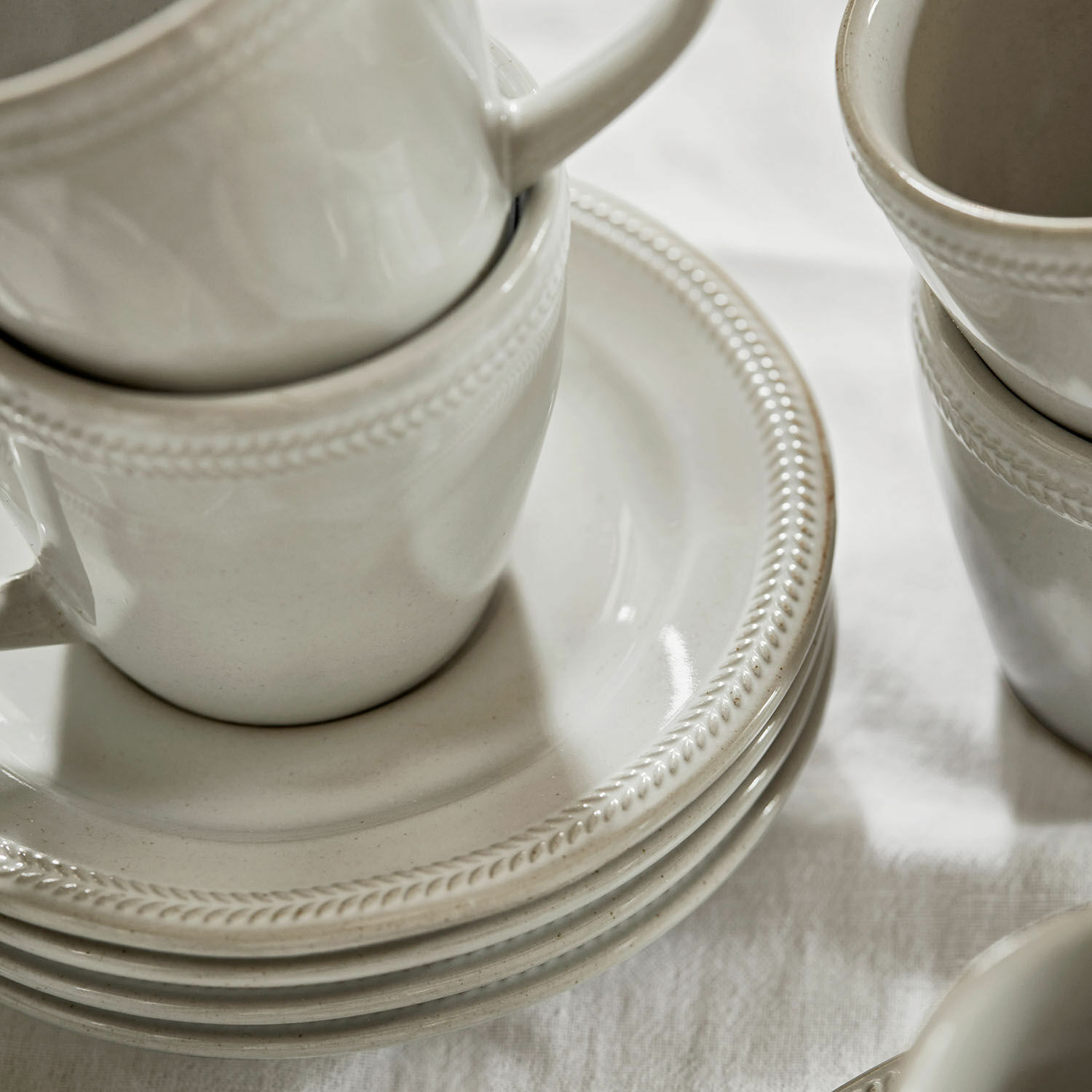 Lot de 6 tasses et soucoupes Norrvik