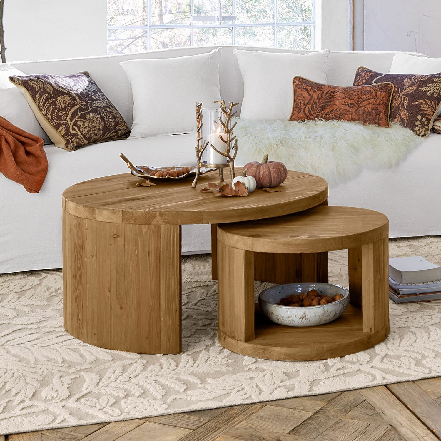 Lot de 2 tables basses Torivine