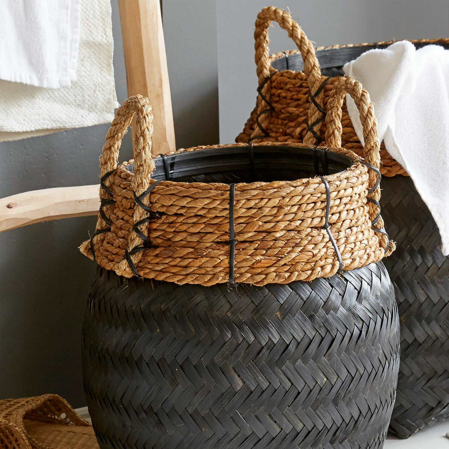 Lot de 2 paniers Taveni
