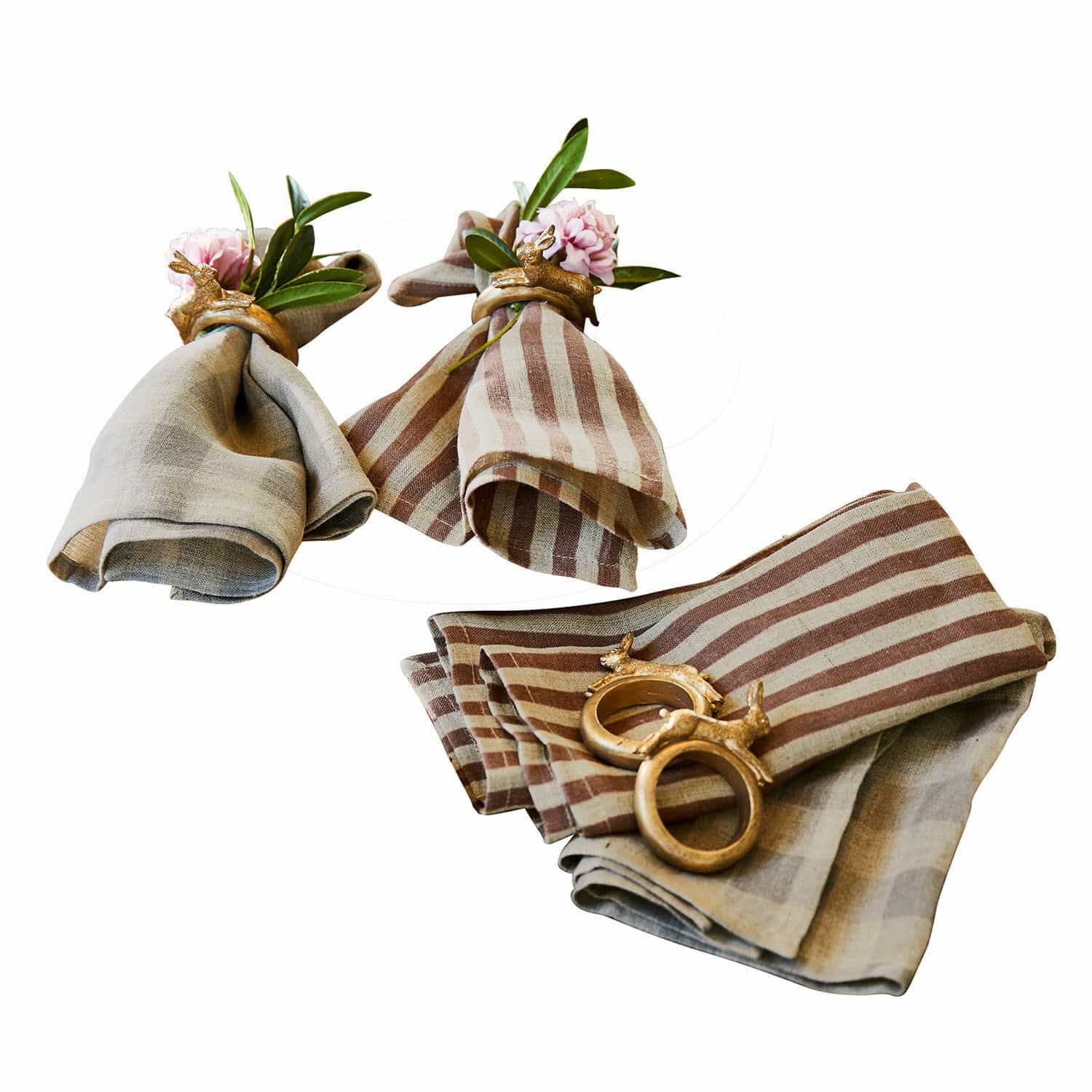 Lot de 4 serviettes de table Brossier