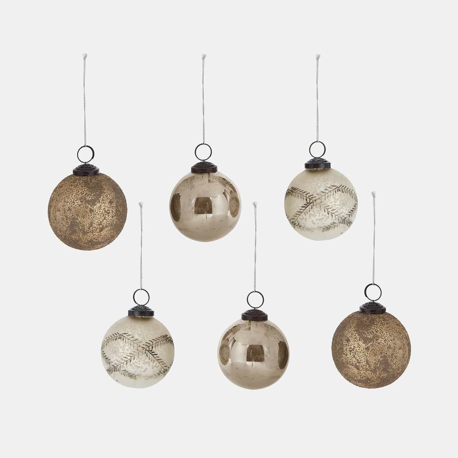 Lot de 6 boules de Noël Fioravino