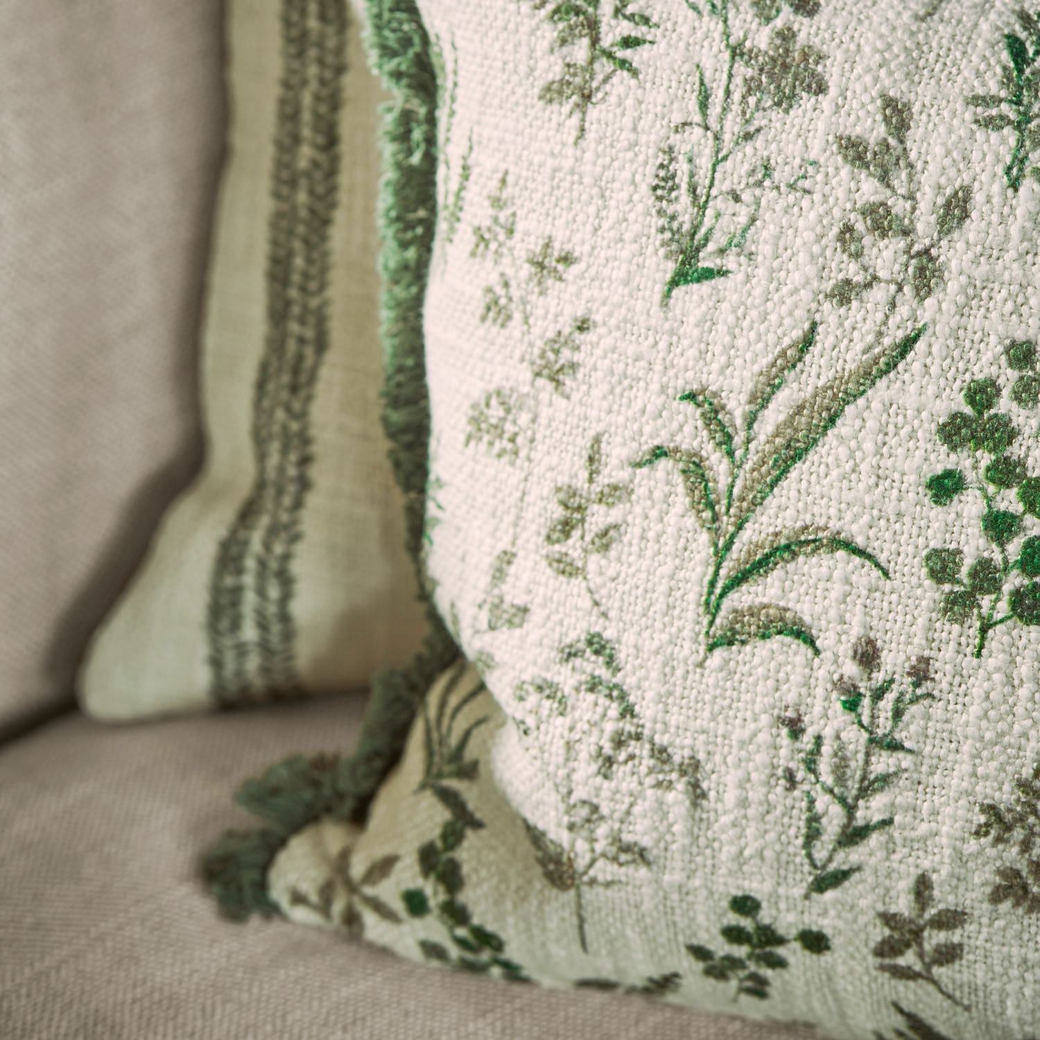 Lot de 2 housses de coussin Wescombe