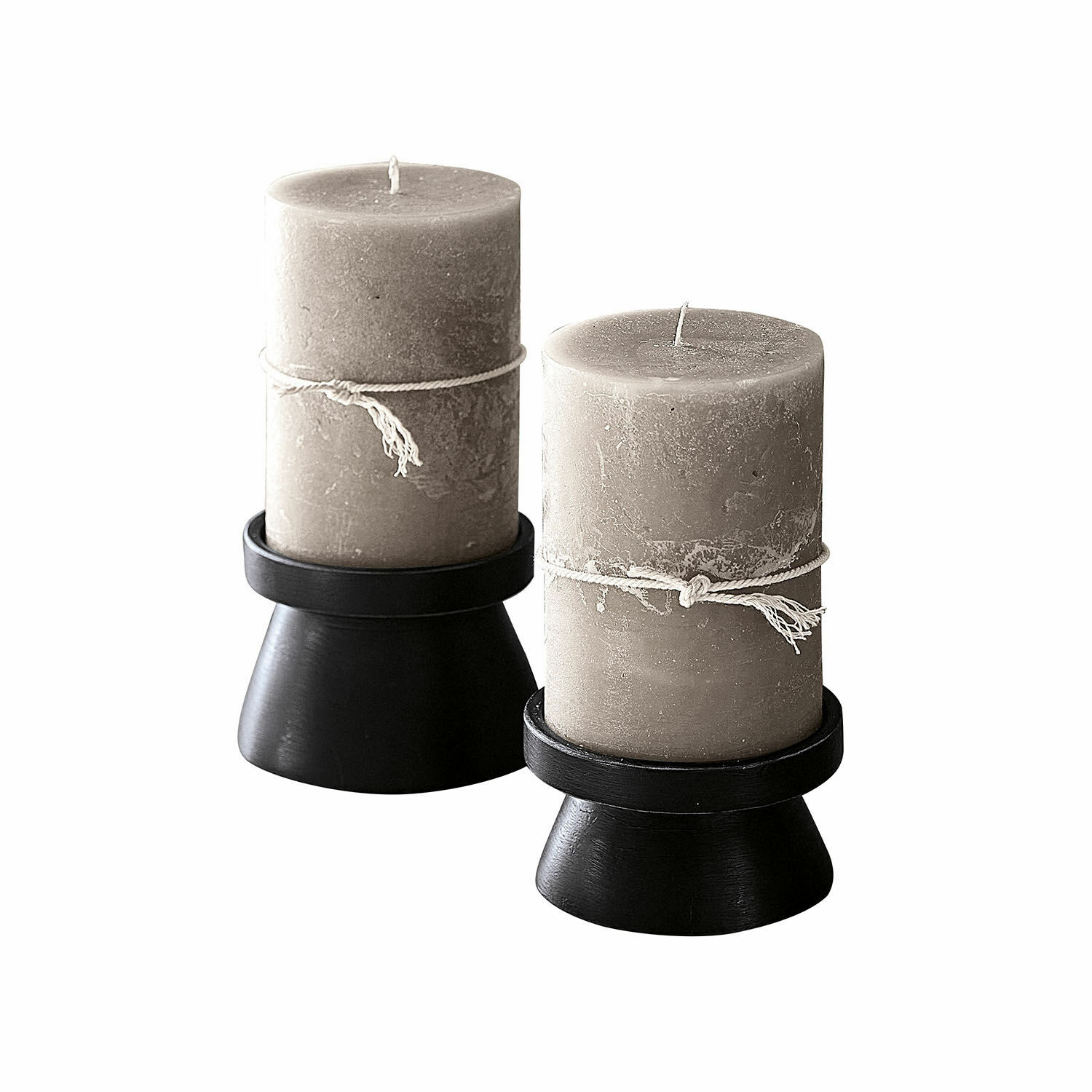 Lot de 2 bougeoirs Syradira