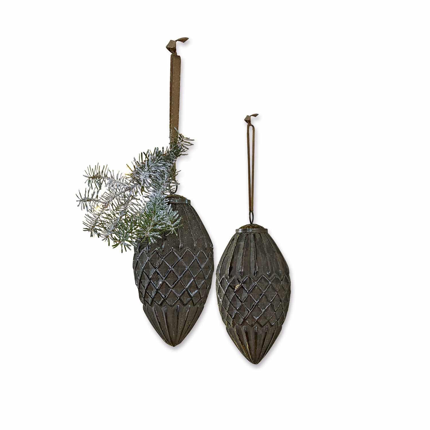 Lot de 2 décorations de Noël Tusson