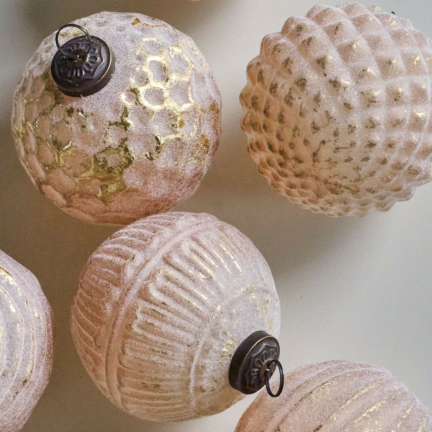 Lot de 6 boules de Noël Eirelyn