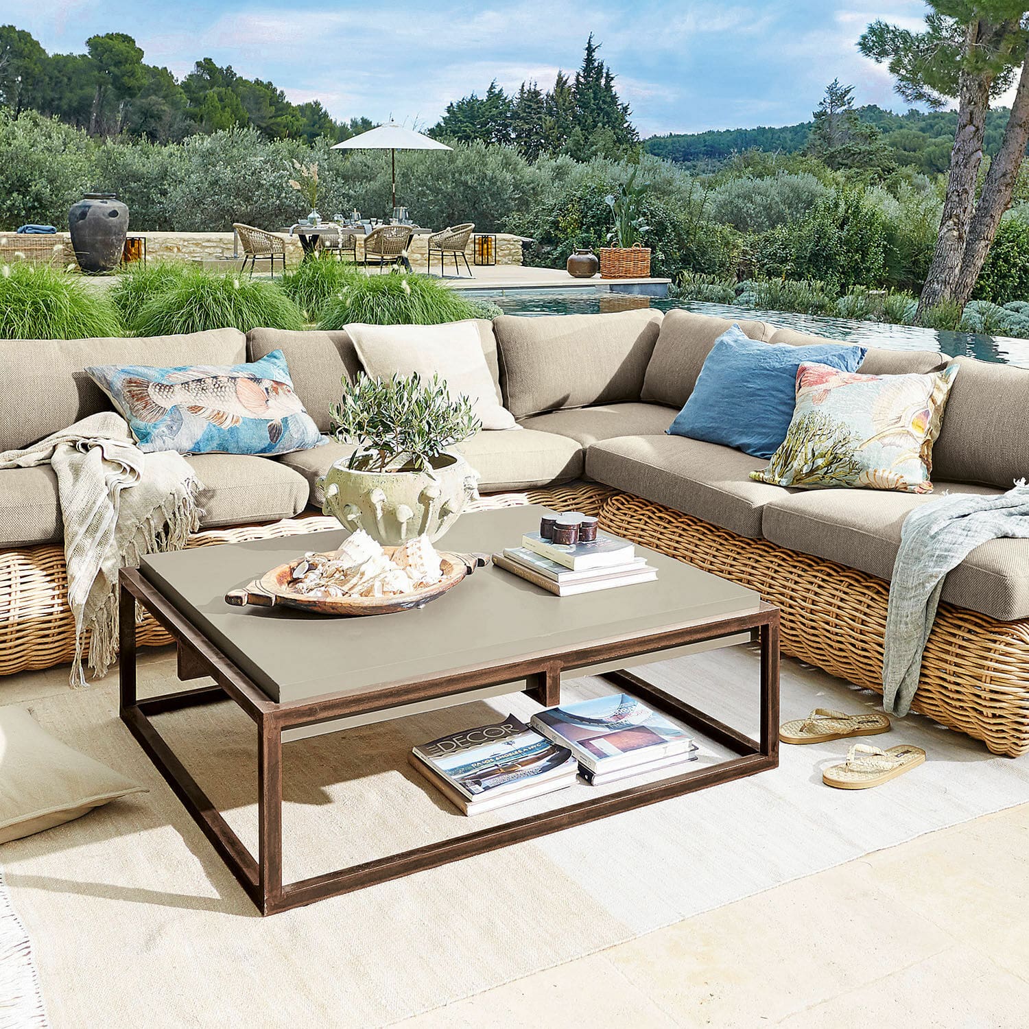 Lot de 2 housses de coussins Divion