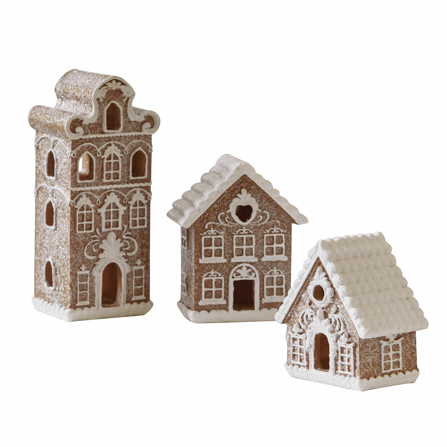 Lot de 3 maisons décoratives Gabin