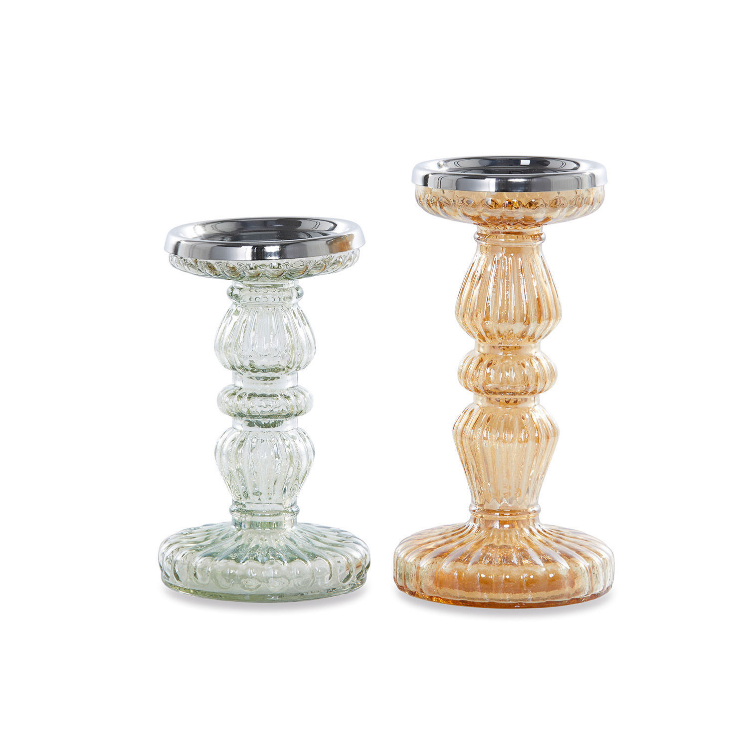 Lot de 2 bougeoirs Ganthier