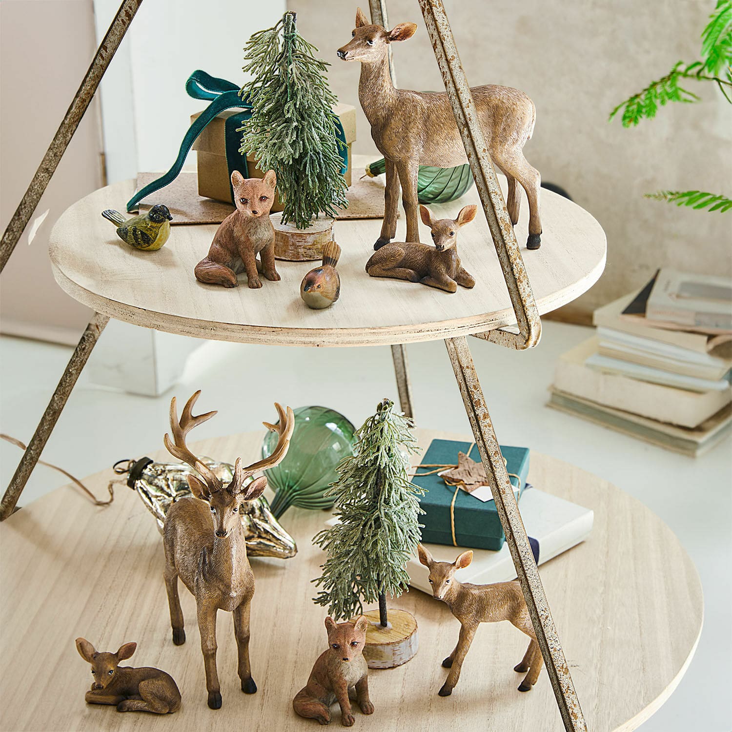 Lot de 11 animaux de la forêt Pluvet
