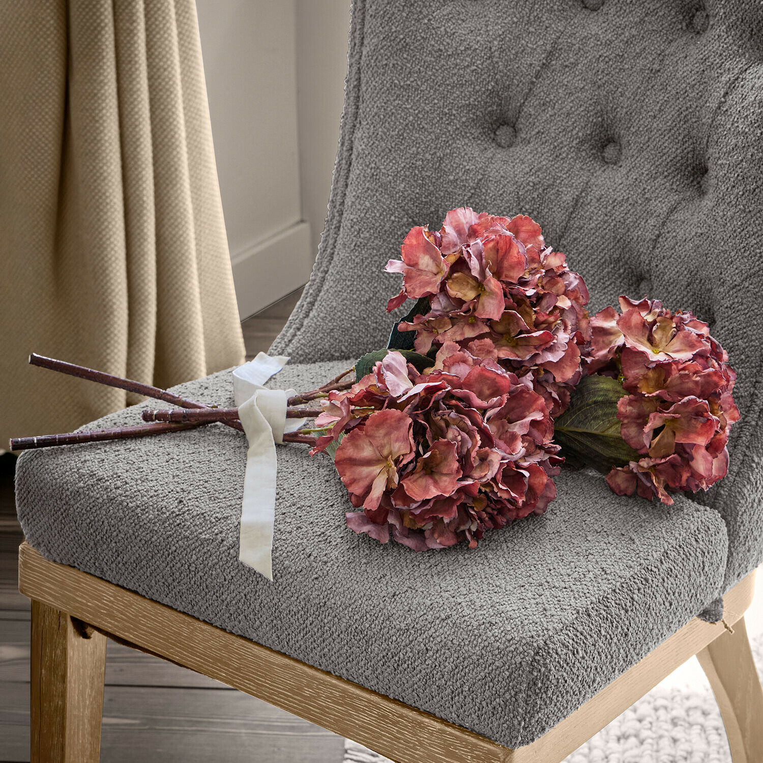 Lot de 3 fleurs d’hortensia artificielles Orvianne