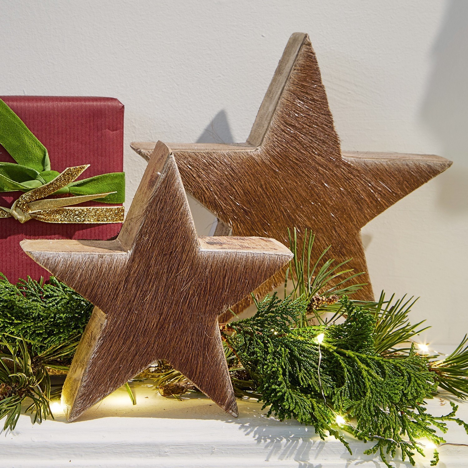 Lot de 2 décorations étoile Martinet