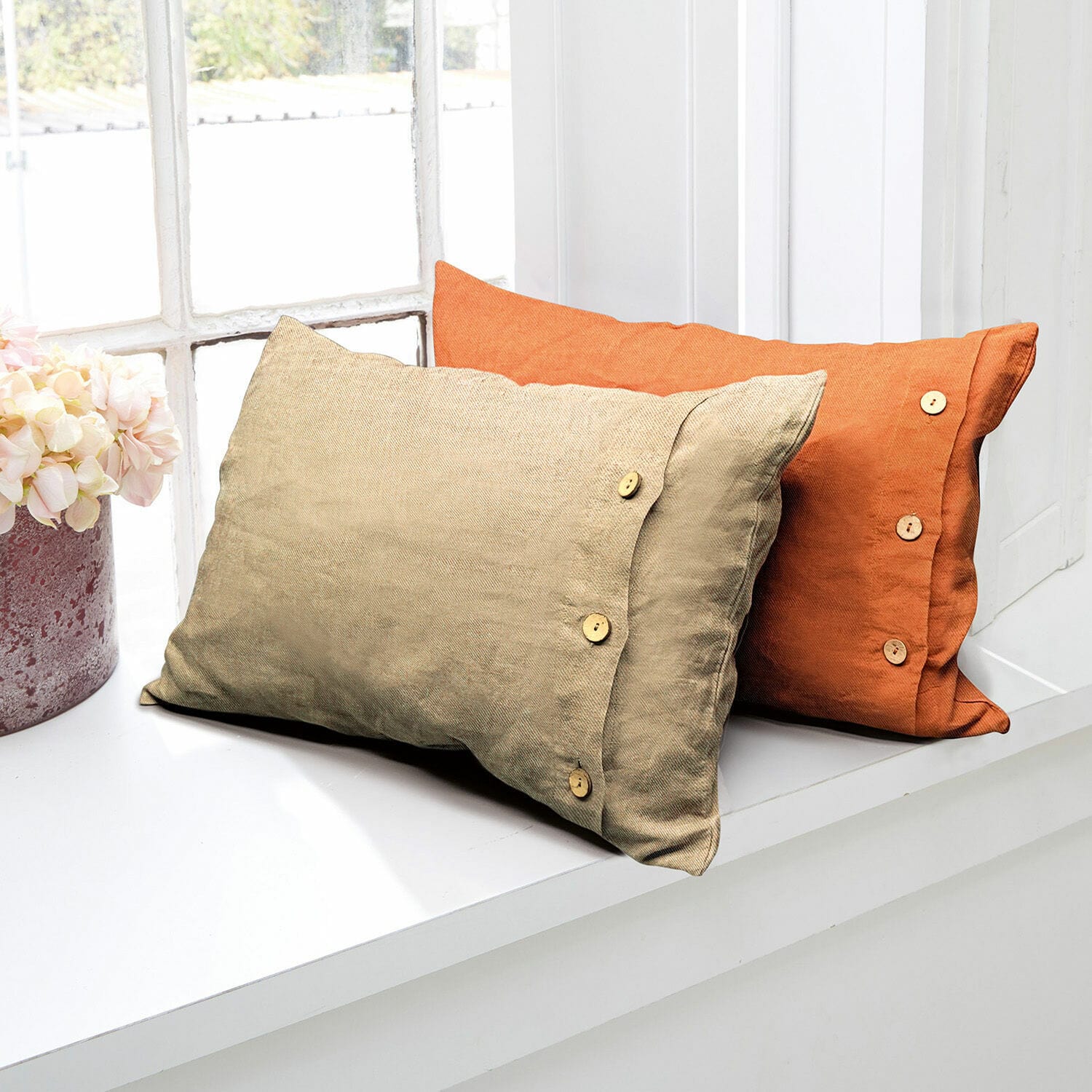 Lot de 2 housses de coussins Balesta