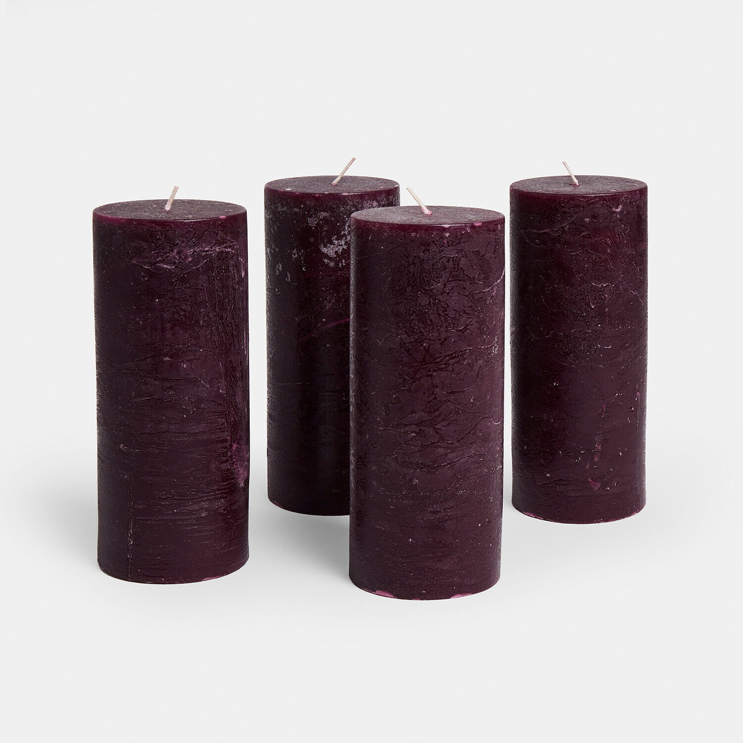 Lot de 4 bougies Homel