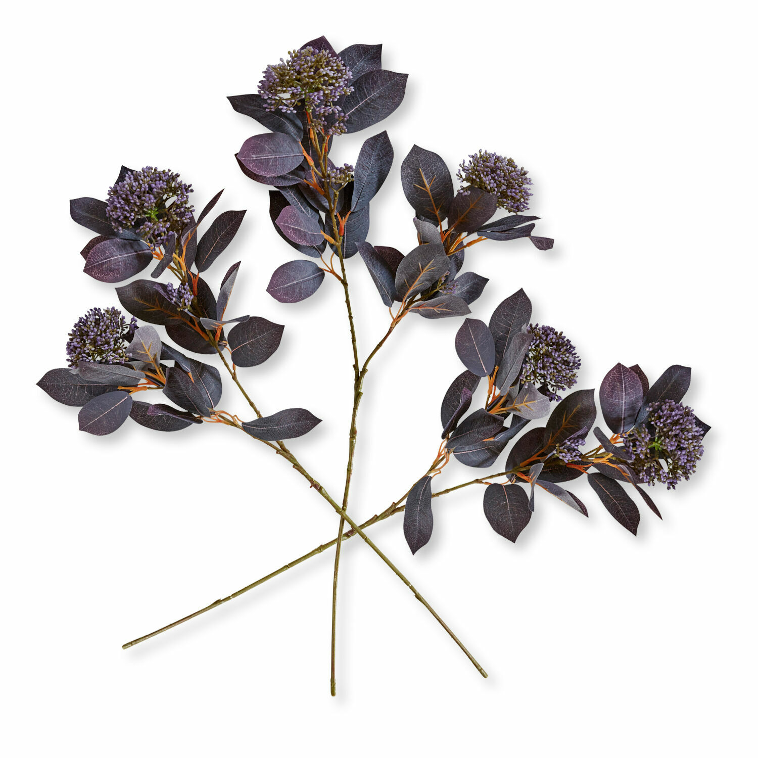 Lot de 3 fleurs décoratives Tilliere
