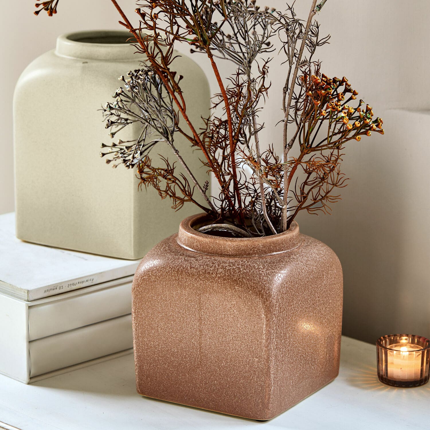 Lot de 2 vases Stainville