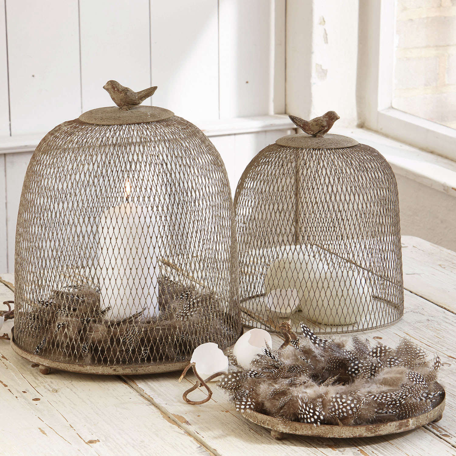 Lot de 2 cloches Réjane