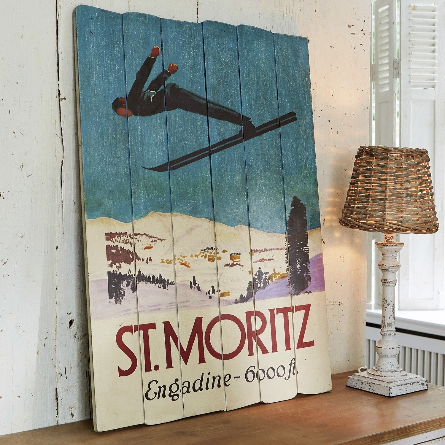 Panneau décoratif St. Moritz
