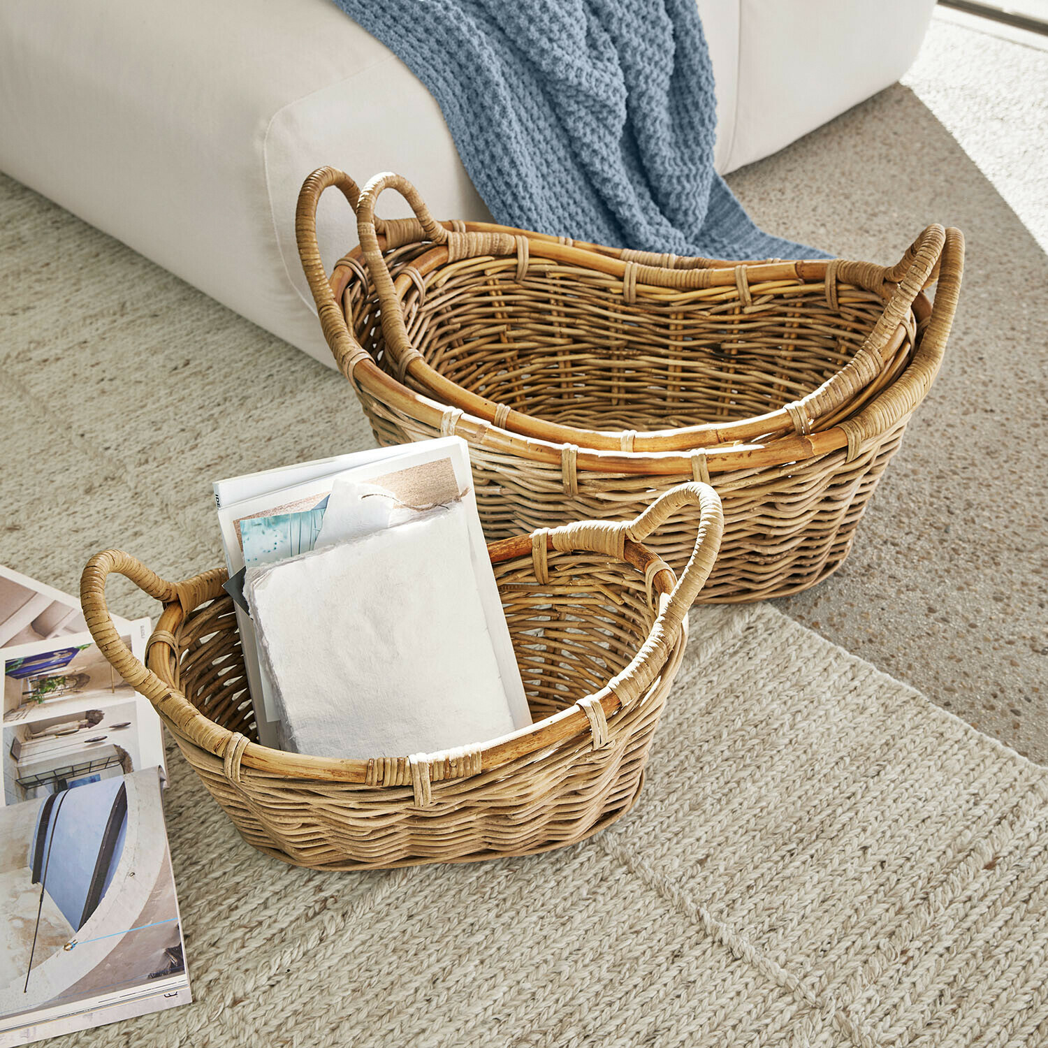 Lot de 3 paniers Gavelle