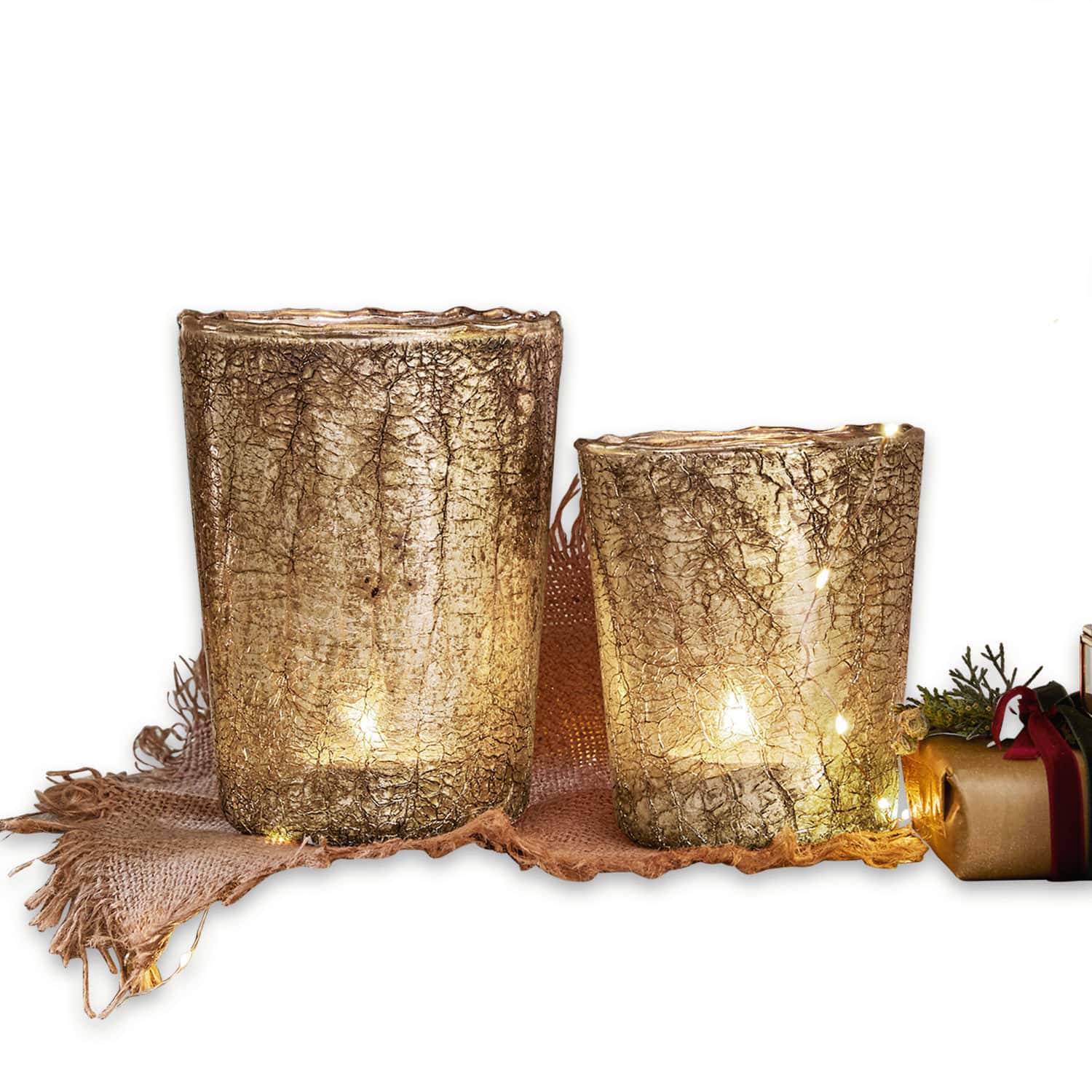 Lot de 2 photophores Arsenio