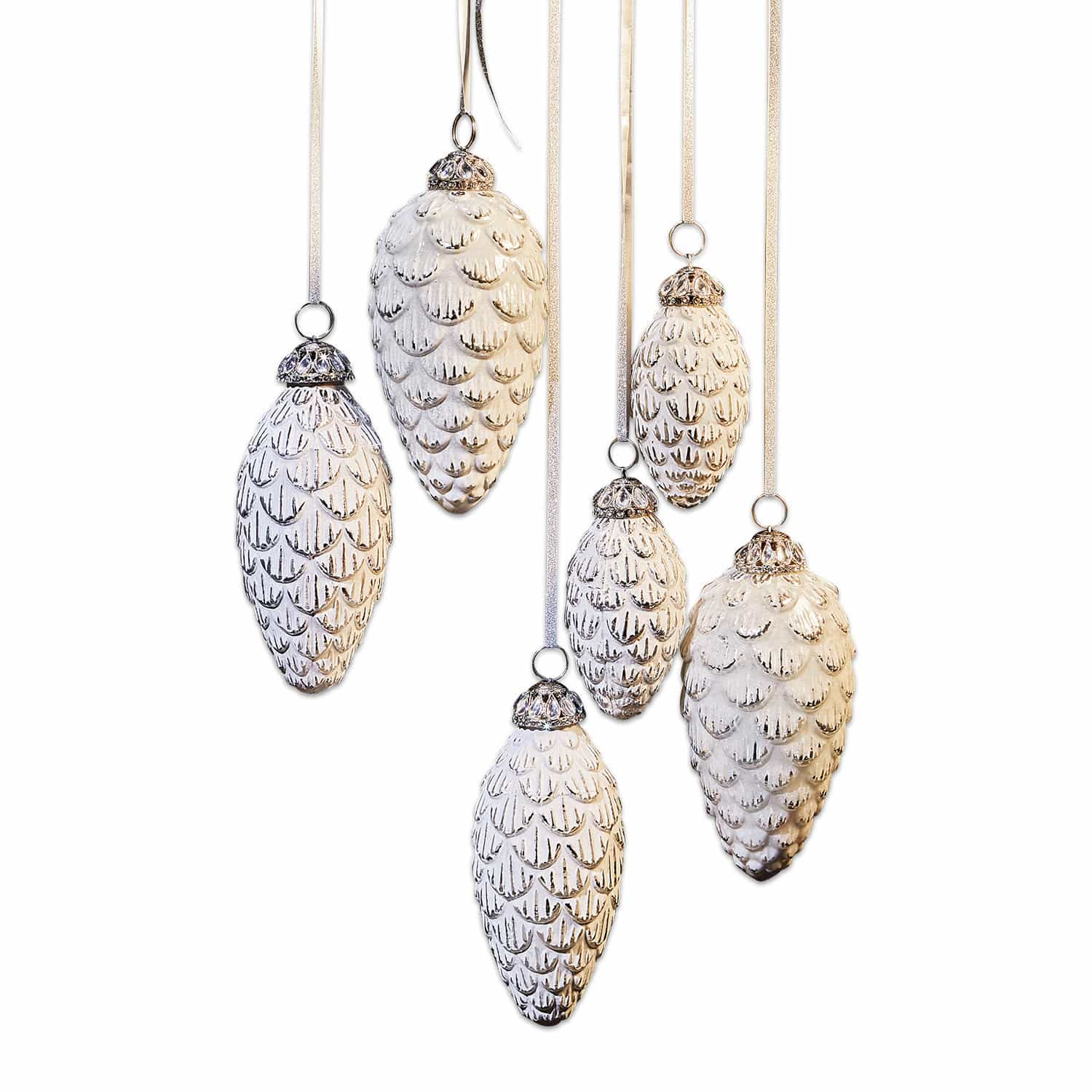 Lot de 6 décorations de Noël Éva