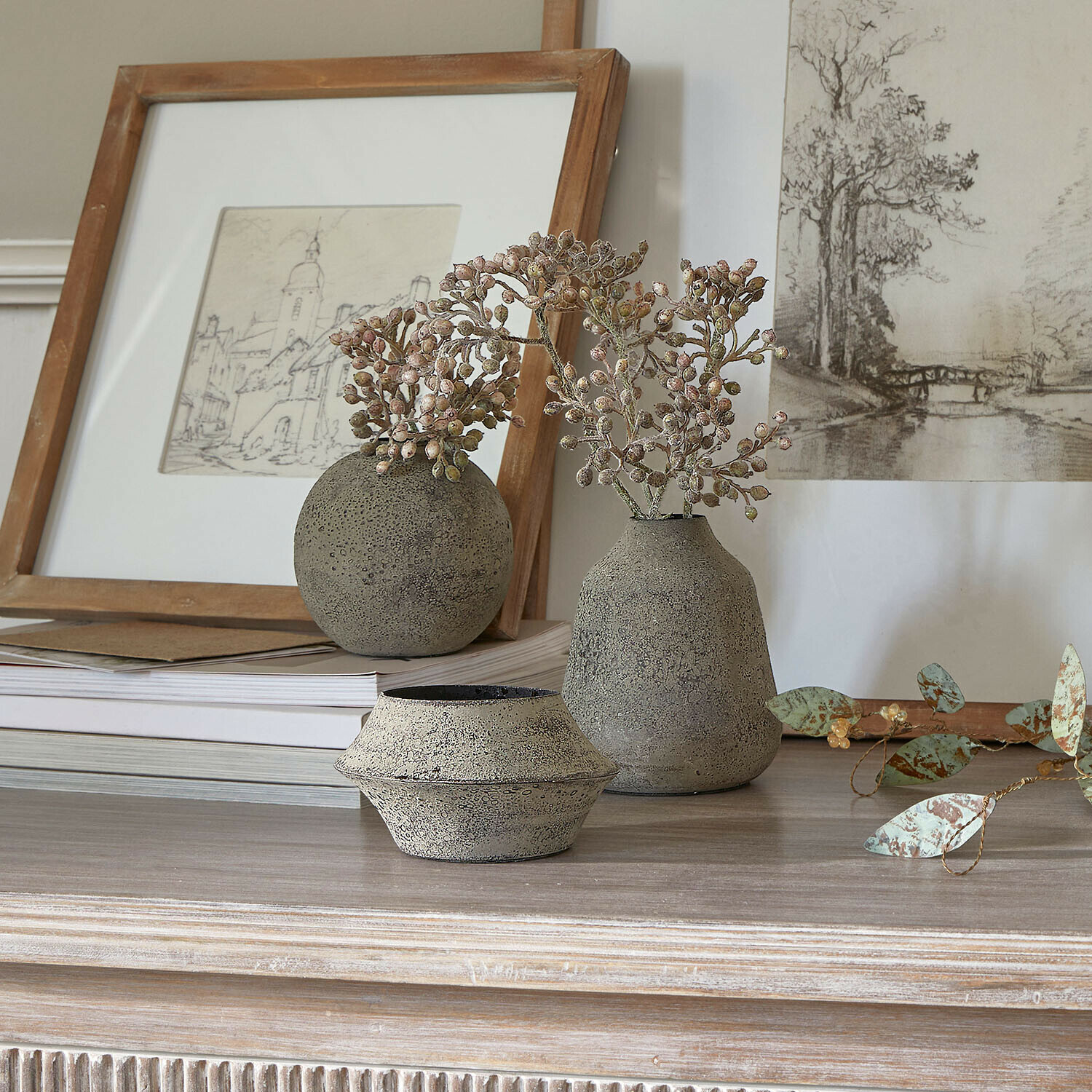 Lot de 3 vases Nalira