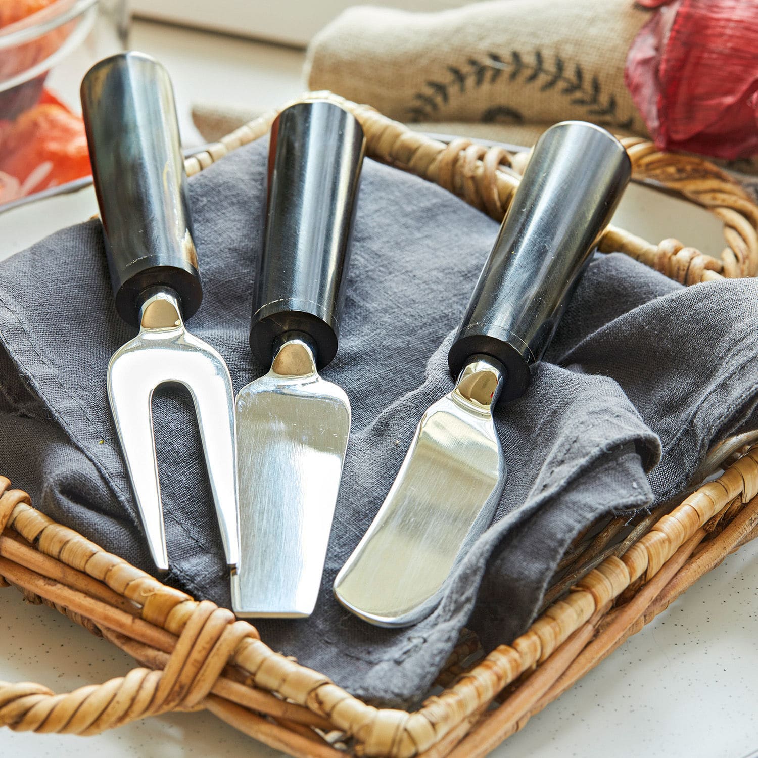 Lot de 3 couverts à fromage Wilder